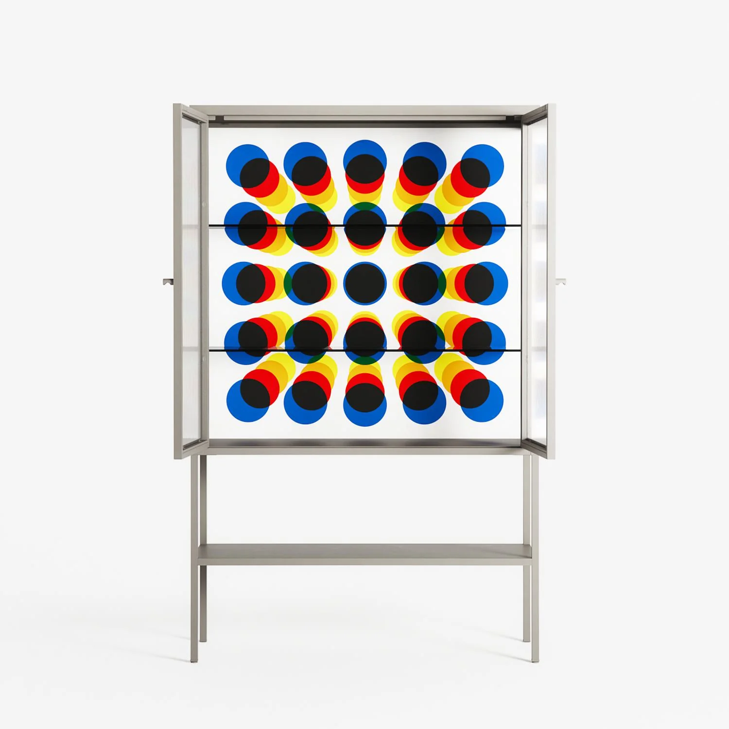 Perspektiva - Loft Cabinet - Vratislav Pecka - Pebble - Reeded glass - Image 3