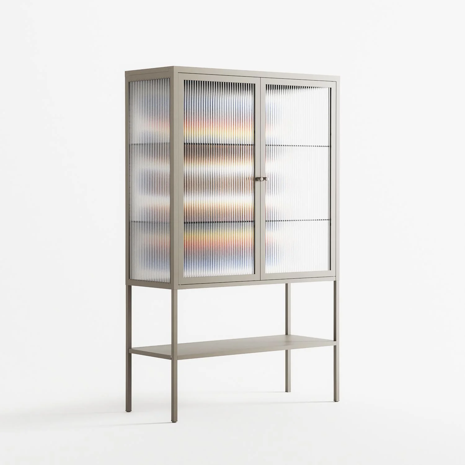 Perspektiva - Loft Cabinet - Vratislav Pecka - Pebble - Reeded glass - Image 4