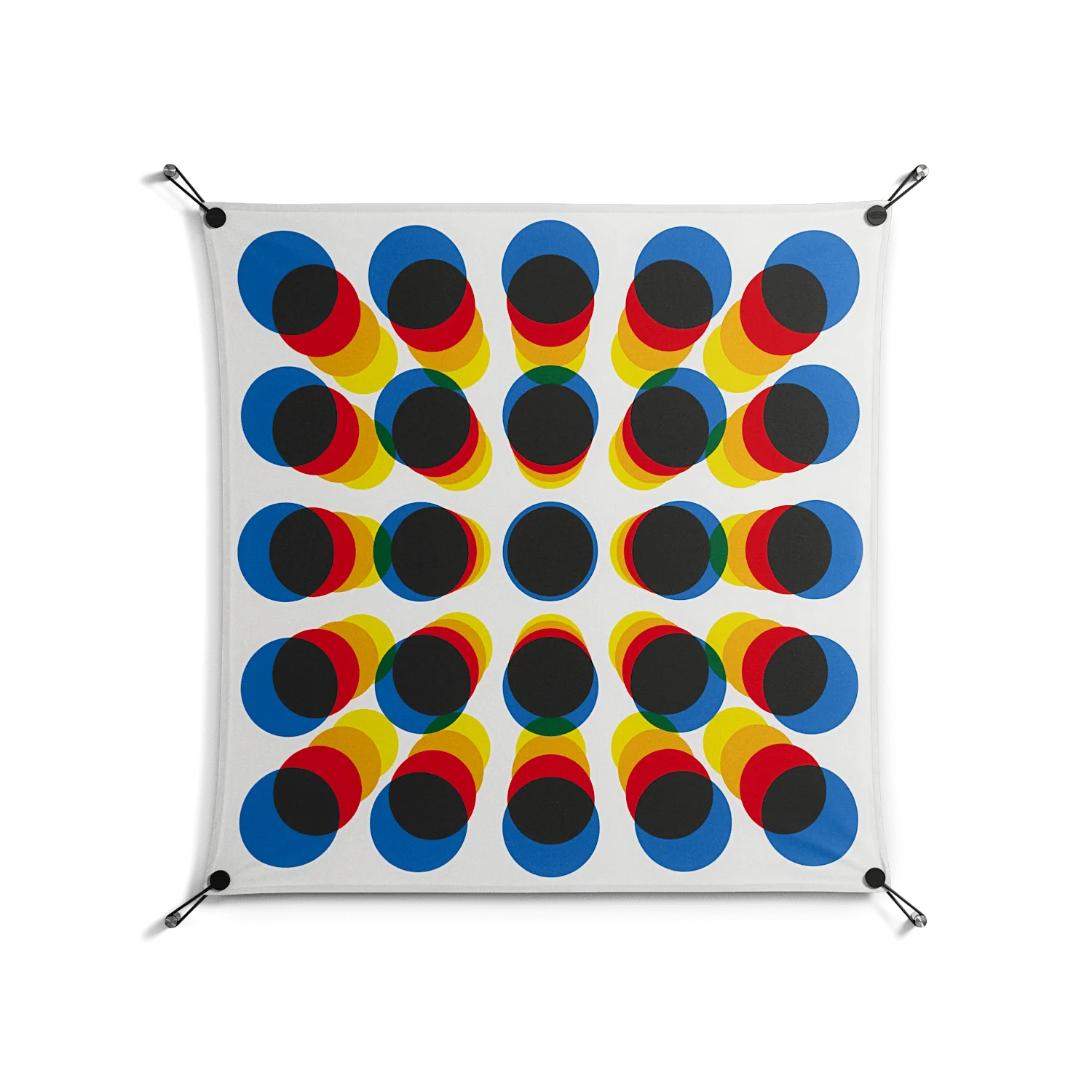 Perspektiva - Work On Wall - Vratislav Pecka - Black - 90 x 90 cm