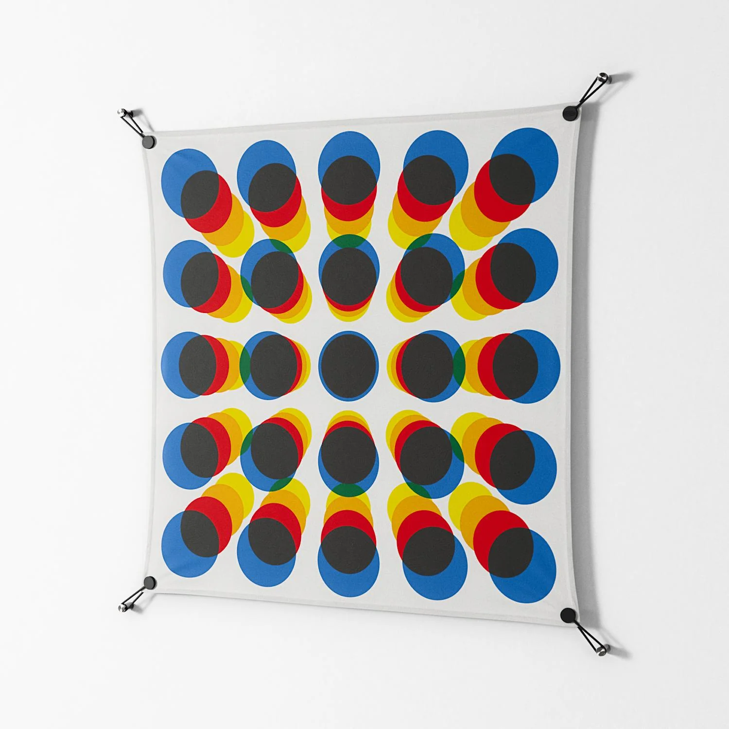 Perspektiva - Work On Wall - Vratislav Pecka - Black - 90 x 90 cm - Image 2