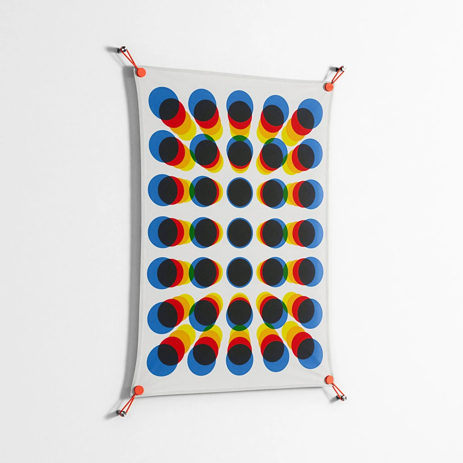 Perspektiva - Work On Wall - Vratislav Pecka - Orange - 70 x 100 cm - Image 2