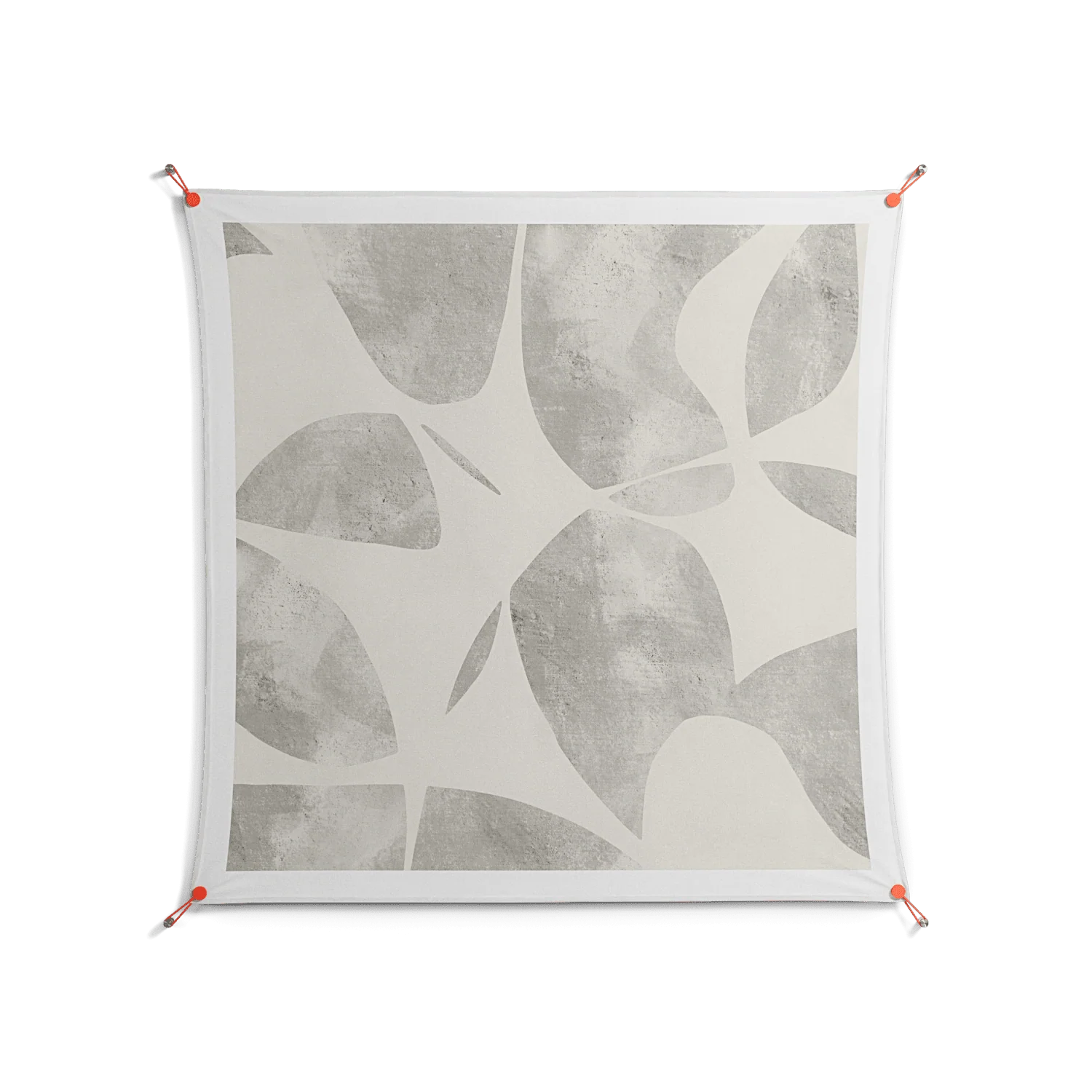 Petros - Work On Wall - Amy Suther - Orange - 140 x 140 cm
