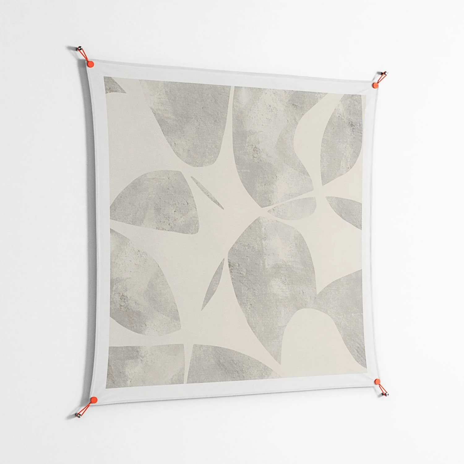 Petros - Work On Wall - Amy Suther - Orange - 140 x 140 cm - Image 2