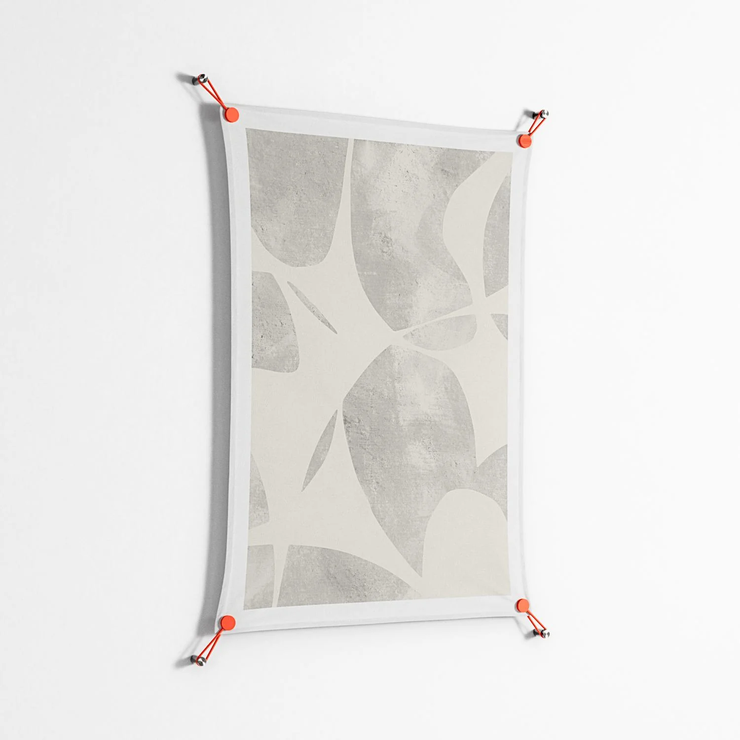 Petros - Work On Wall - Amy Suther - Orange - 70 x 100 cm - Image 2