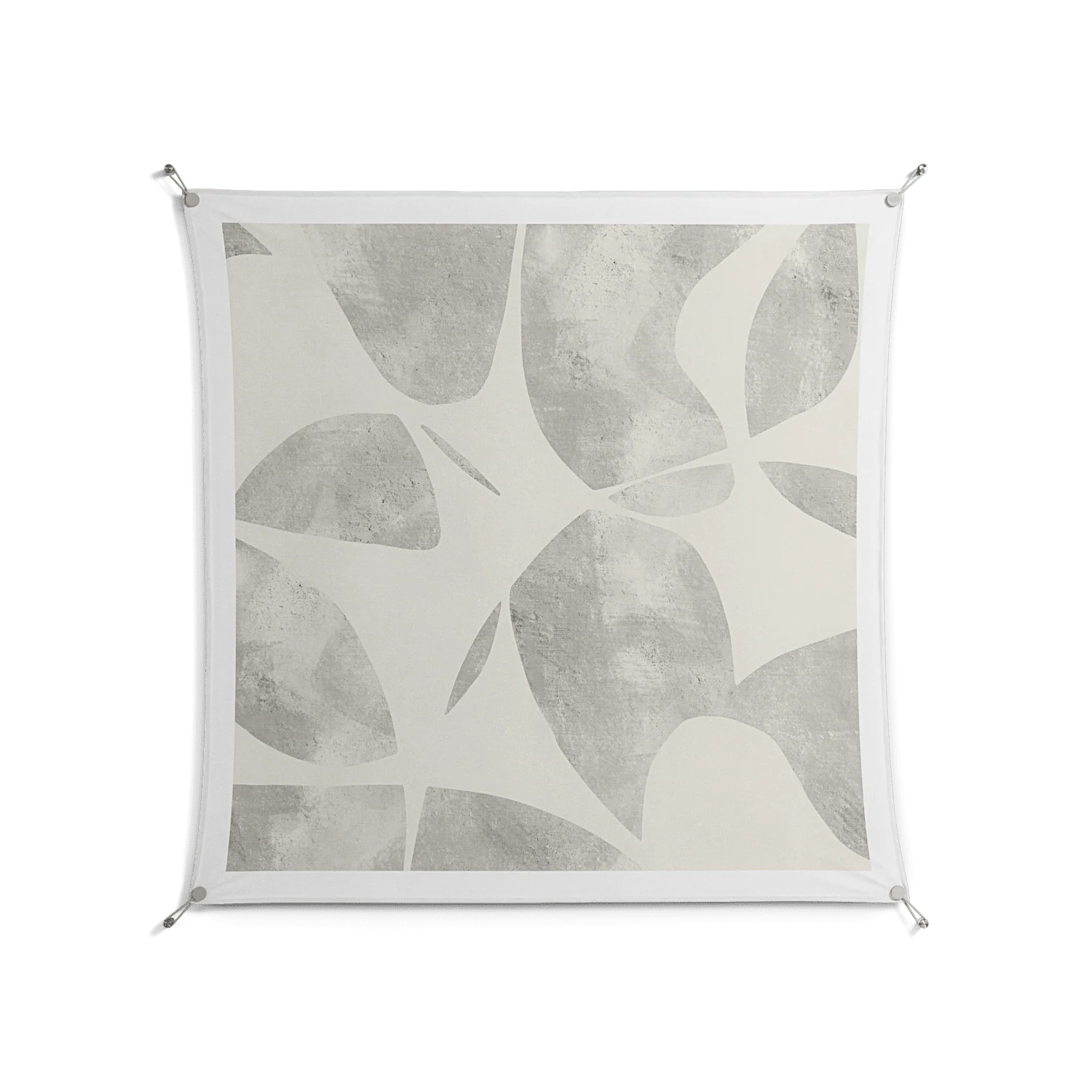 Petros - Work On Wall - Amy Suther - Silver - 140 x 140 cm