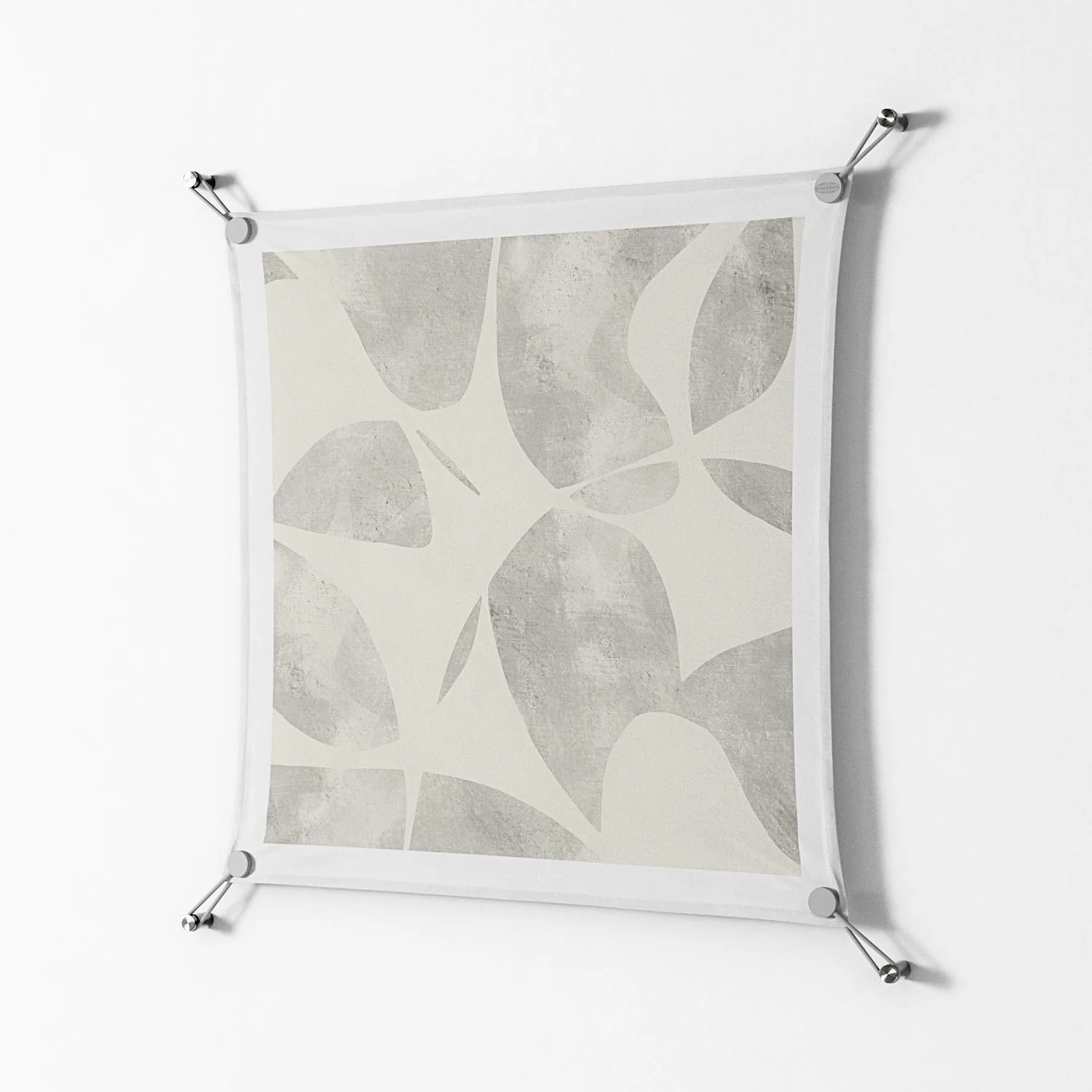 Petros - Work On Wall - Amy Suther - Silver - 70 x 70 cm - Image 2