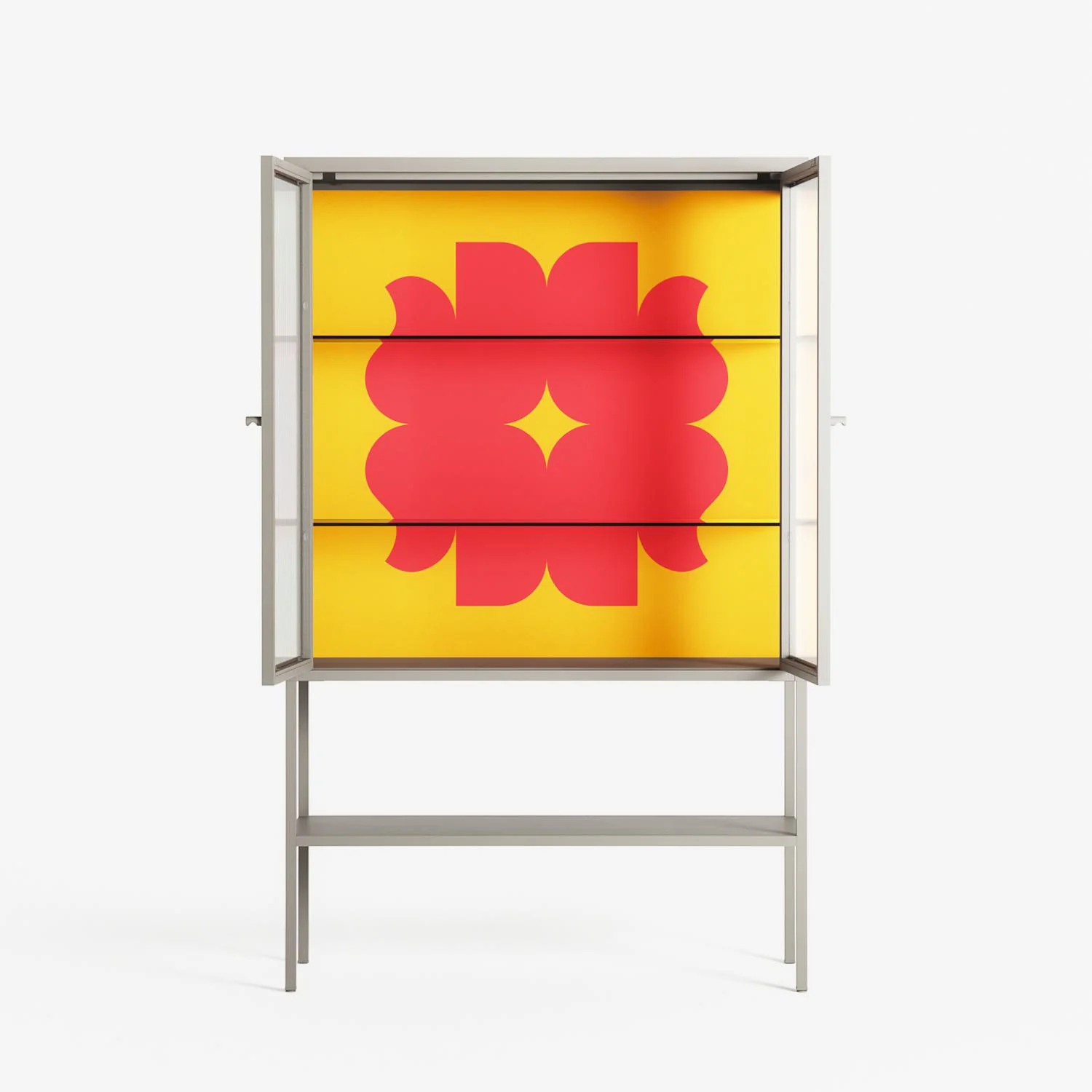 Phonix - Loft Cabinet - Linus Lohoff - Pebble - Reeded glass - Image 3