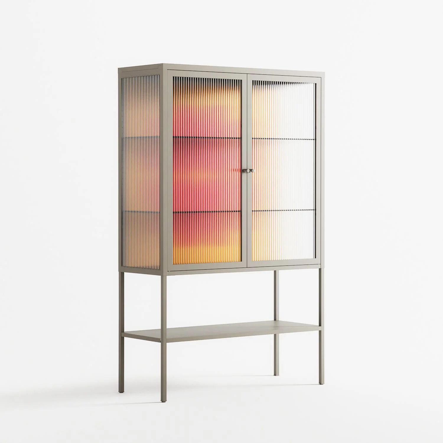 Phonix - Loft Cabinet - Linus Lohoff - Pebble - Reeded glass - Image 4