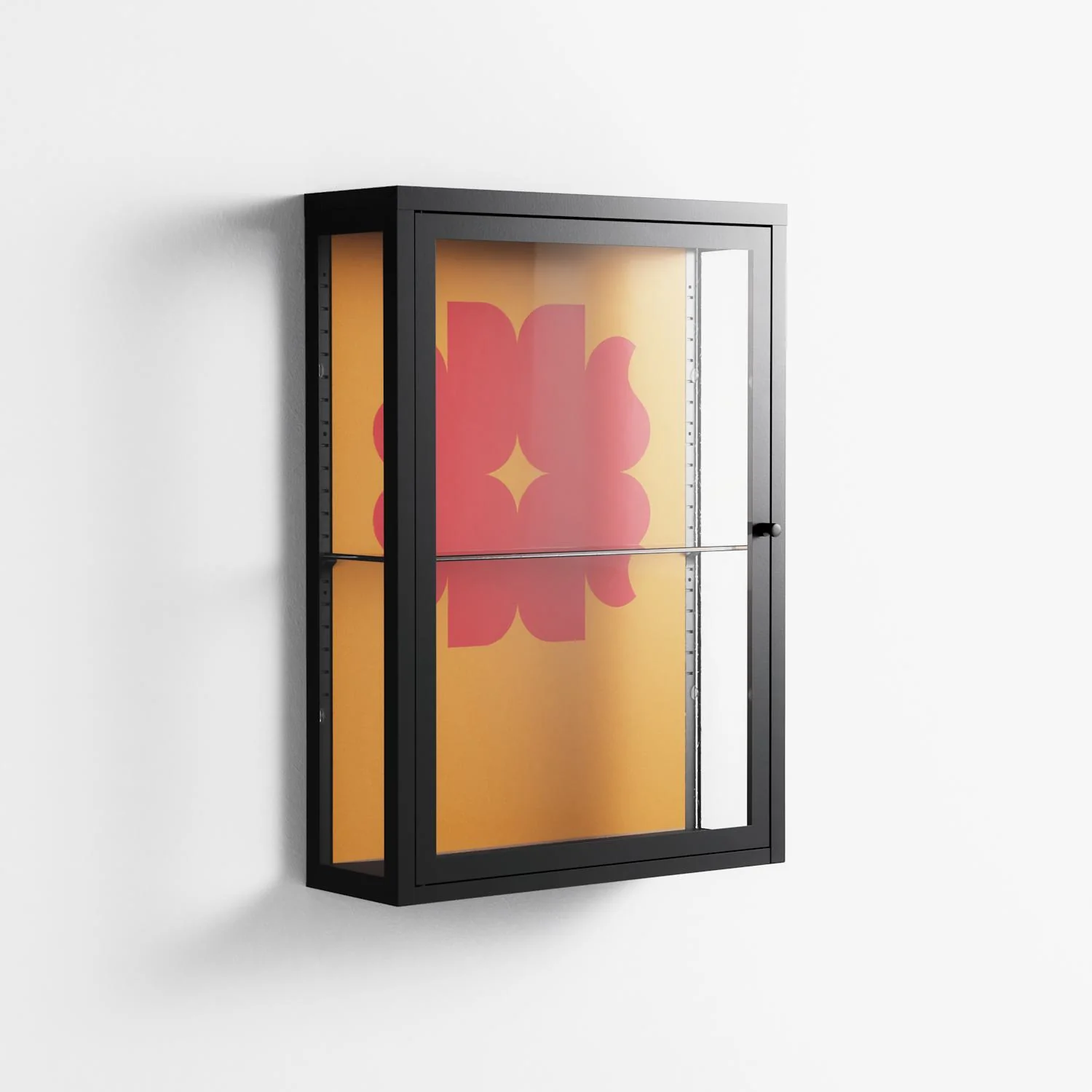 Phonix - Wall Cabinet - Linus Lohoff - Antracite - Clear glass - Image 4