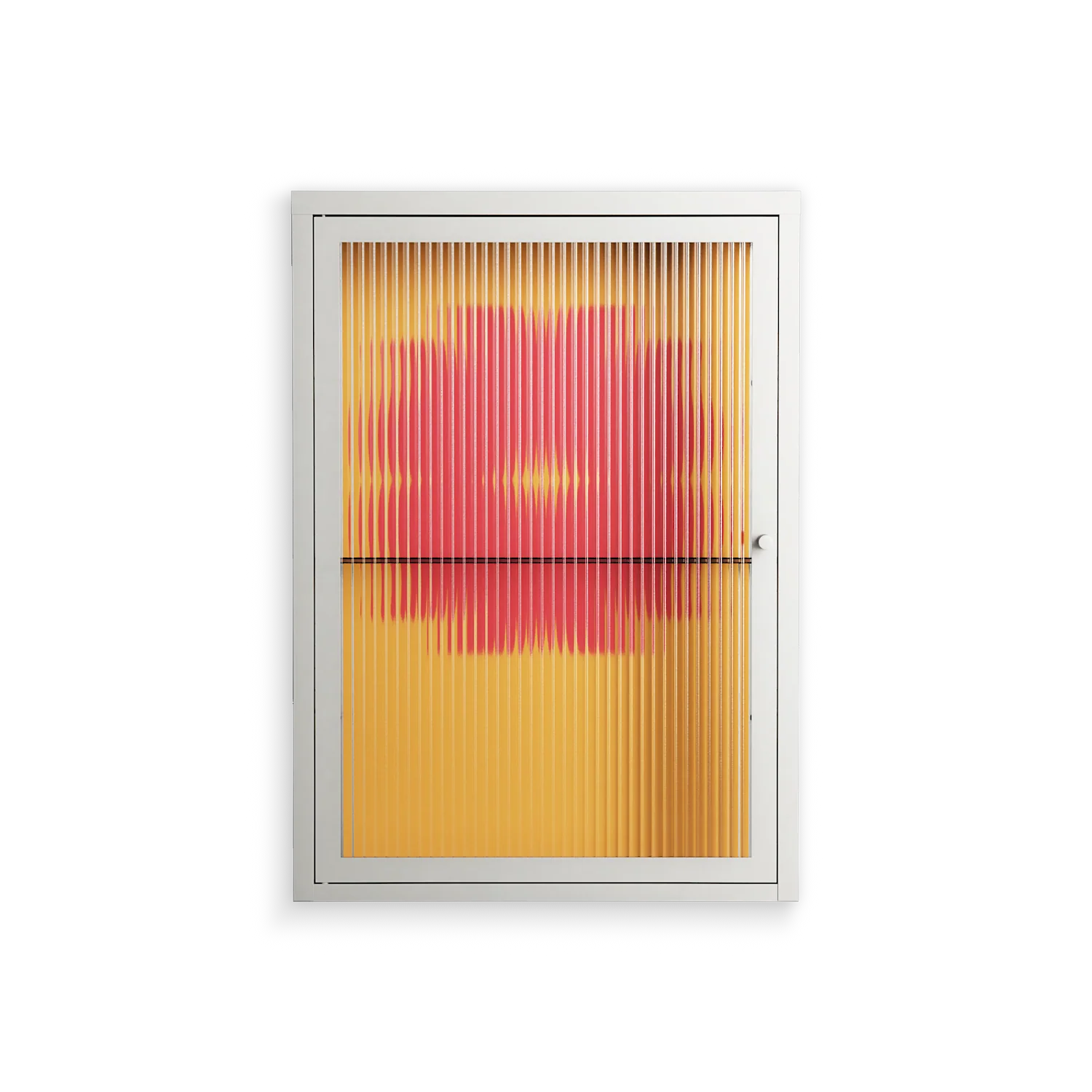 Phonix - Wall Cabinet - Linus Lohoff - Chalk - Reeded glass