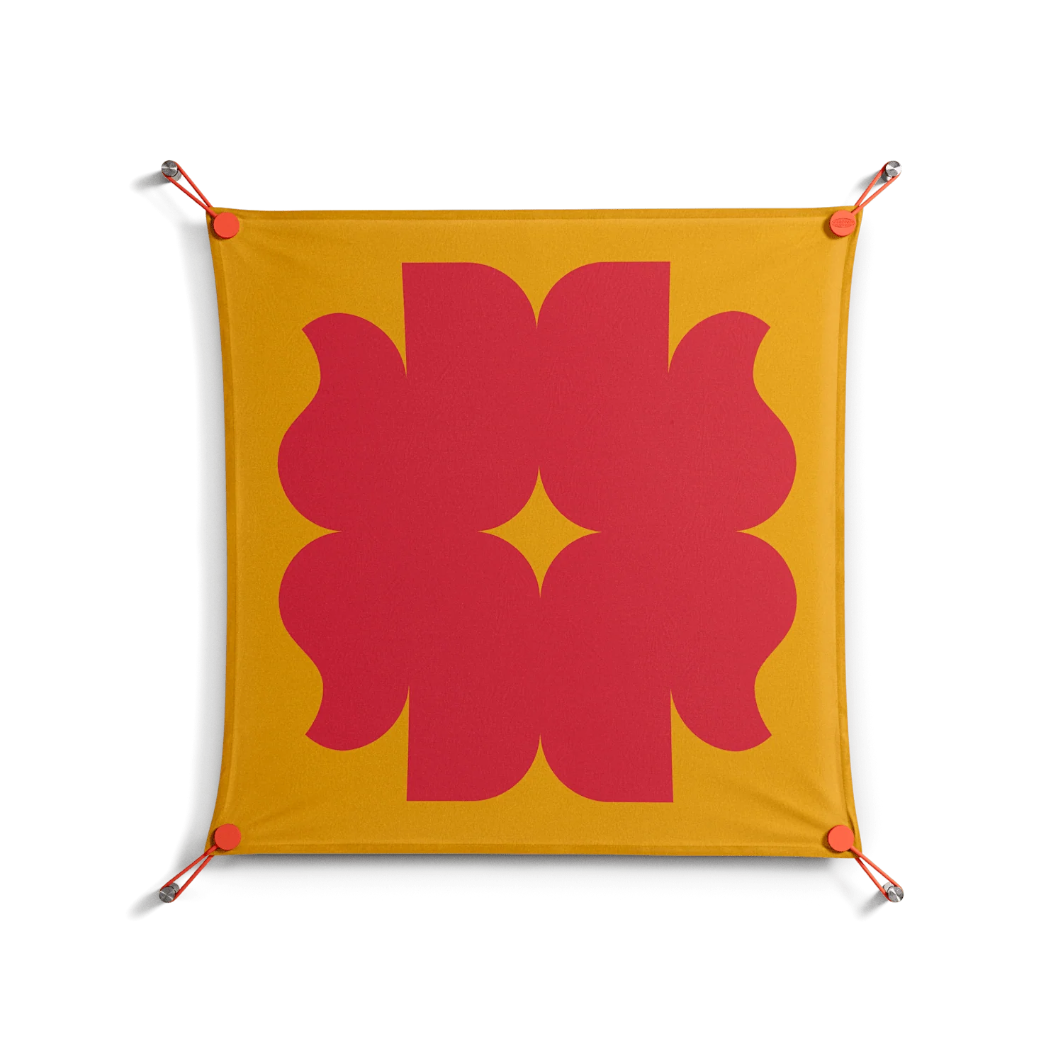 Phonix - Work On Wall - Linus Lohoff - Orange - 70 x 70 cm
