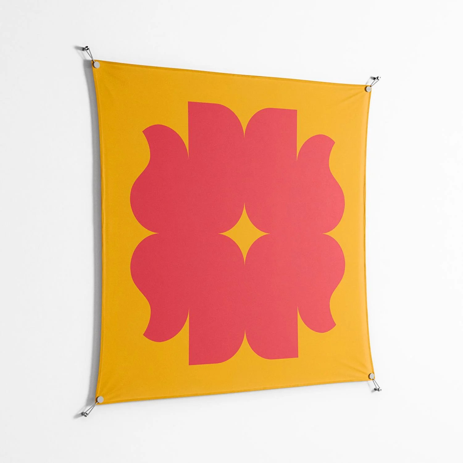 Phonix - Work On Wall - Linus Lohoff - Silver - 140 x 140 cm - Image 2