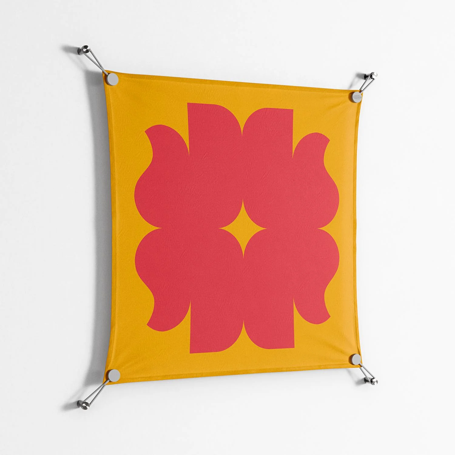 Phonix - Work On Wall - Linus Lohoff - Silver - 70 x 70 cm - Image 2