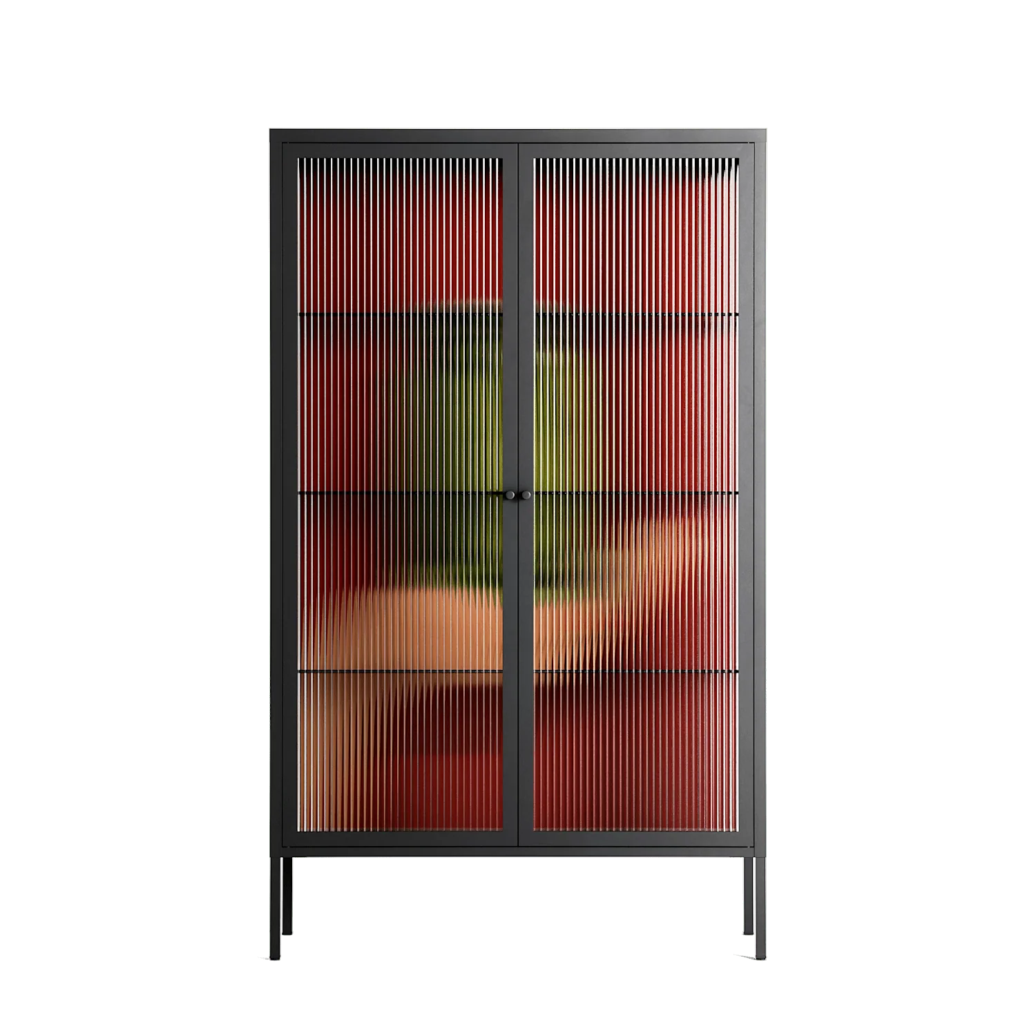 Pickles - Cabinet - Kristin Eriksson - Antracite - Reeded glass