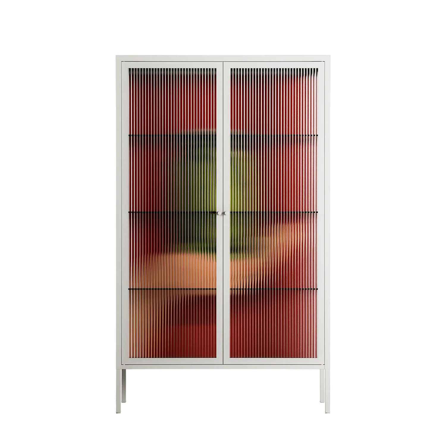 Pickles - Cabinet - Kristin Eriksson - Chalk - Reeded glass