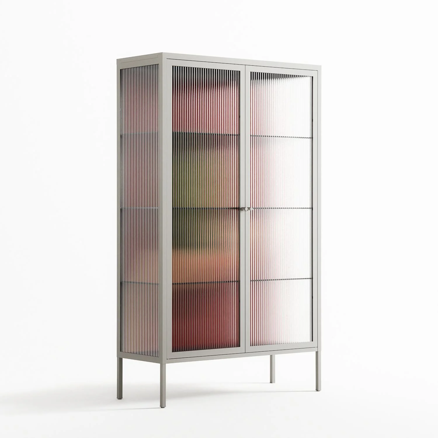 Pickles - Cabinet - Kristin Eriksson - Chalk - Reeded glass - Image 4