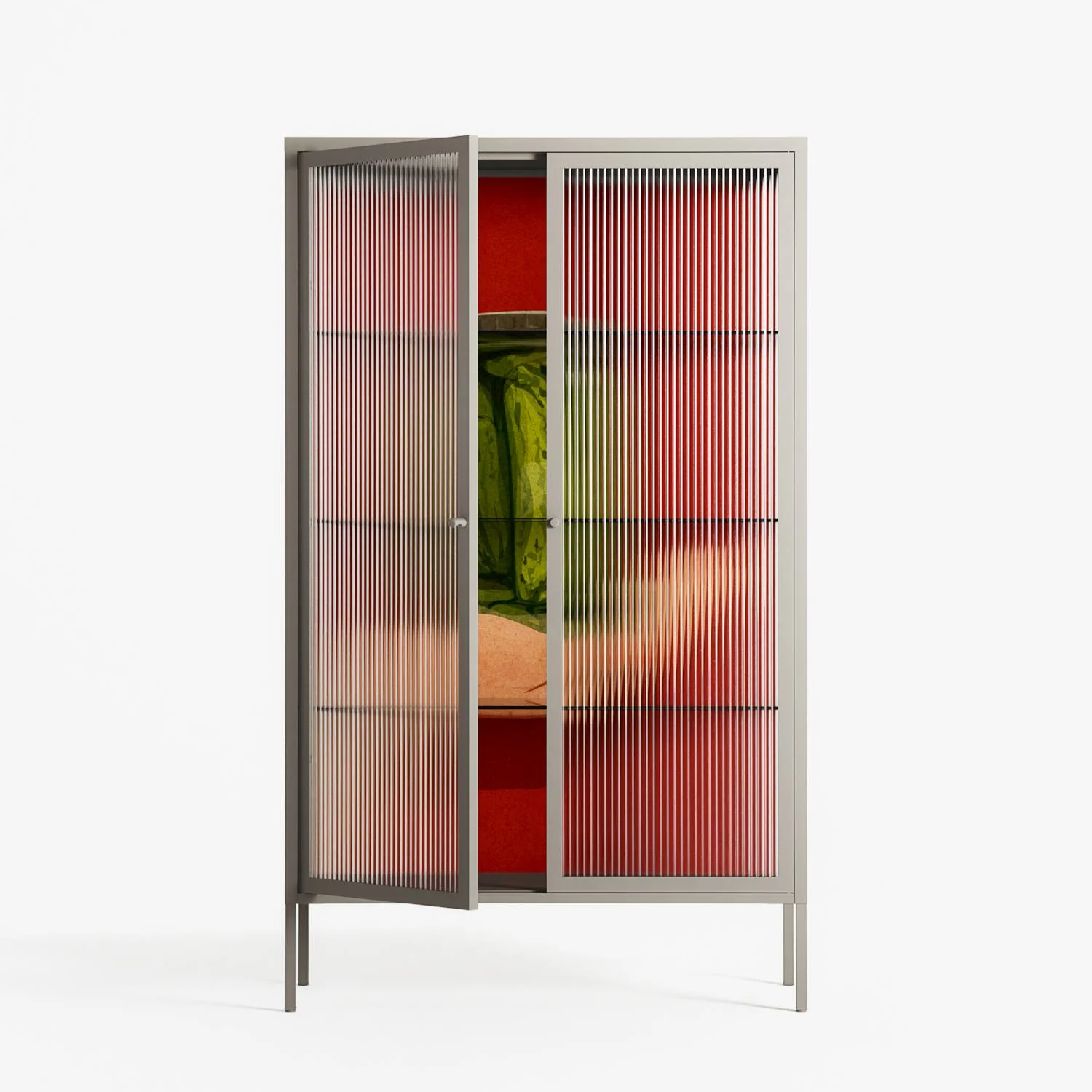 Pickles - Cabinet - Kristin Eriksson - Pebble - Reeded glass - Image 2