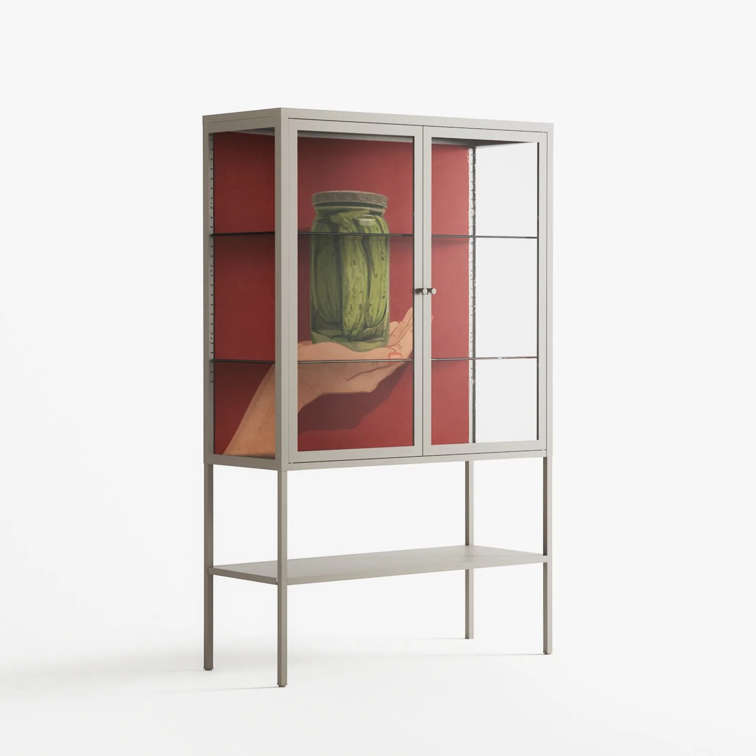 Pickles - Loft Cabinet - Kristin Eriksson - Pebble - Clear glass - Image 4