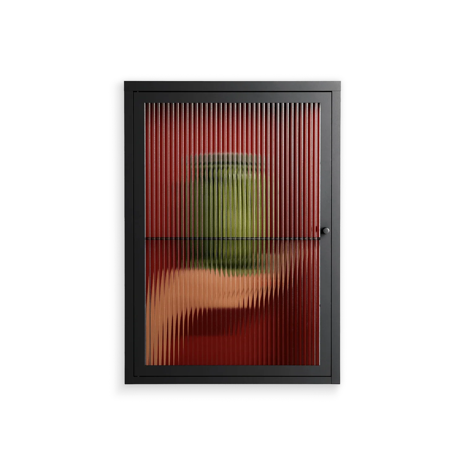 Pickles - Wall Cabinet - Kristin Eriksson - Antracite - Reeded glass