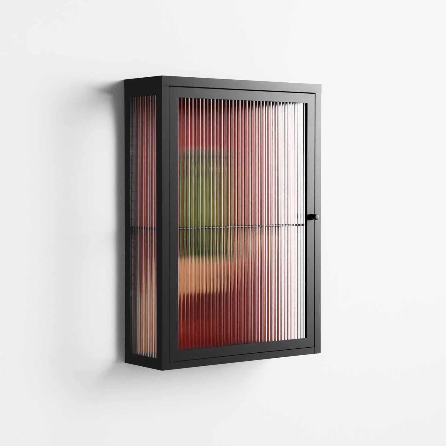 Pickles - Wall Cabinet - Kristin Eriksson - Antracite - Reeded glass - Image 4