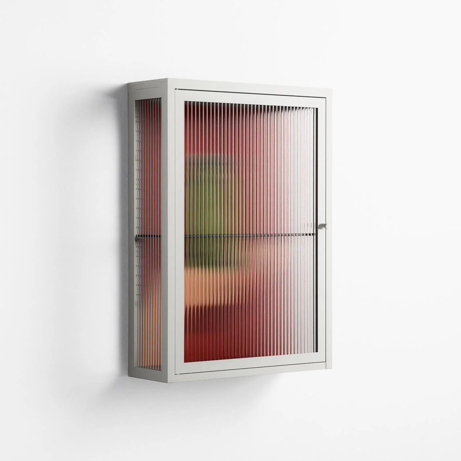 Pickles - Wall Cabinet - Kristin Eriksson - Chalk - Reeded glass - Image 4