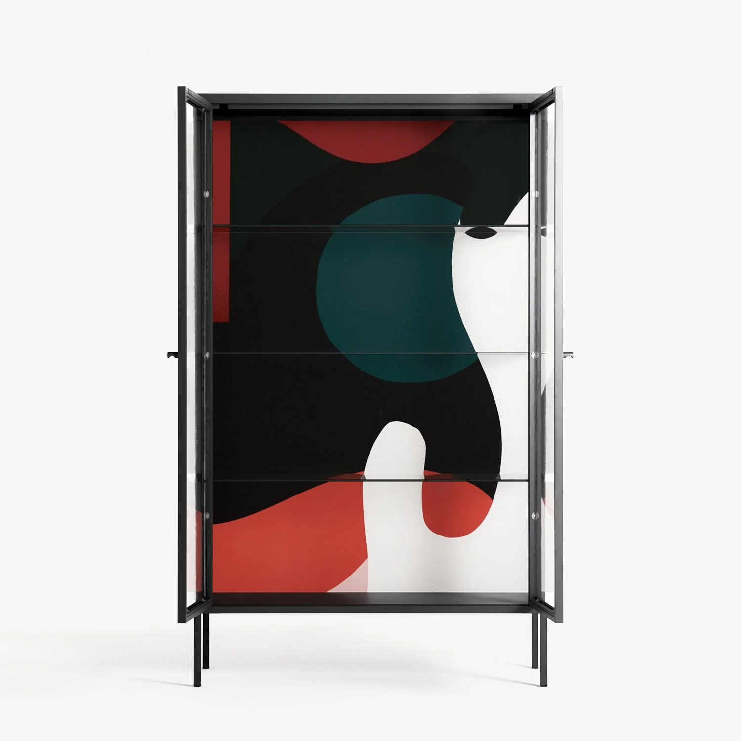 Plume - Cabinet - Rikki Hewitt - Antracite - Clear glass - Image 3