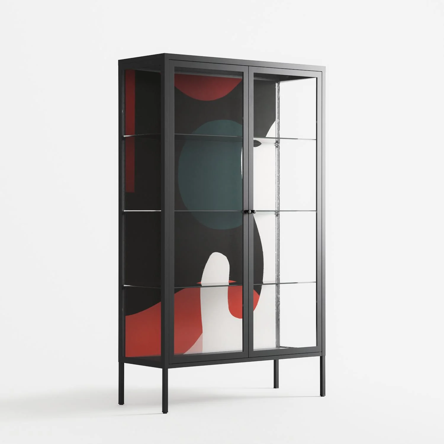 Plume - Cabinet - Rikki Hewitt - Antracite - Clear glass - Image 4