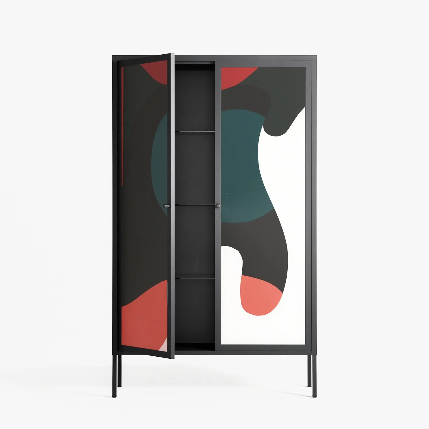 Plume - Cabinet - Rikki Hewitt - Antracite - Overlay Metal - Image 3