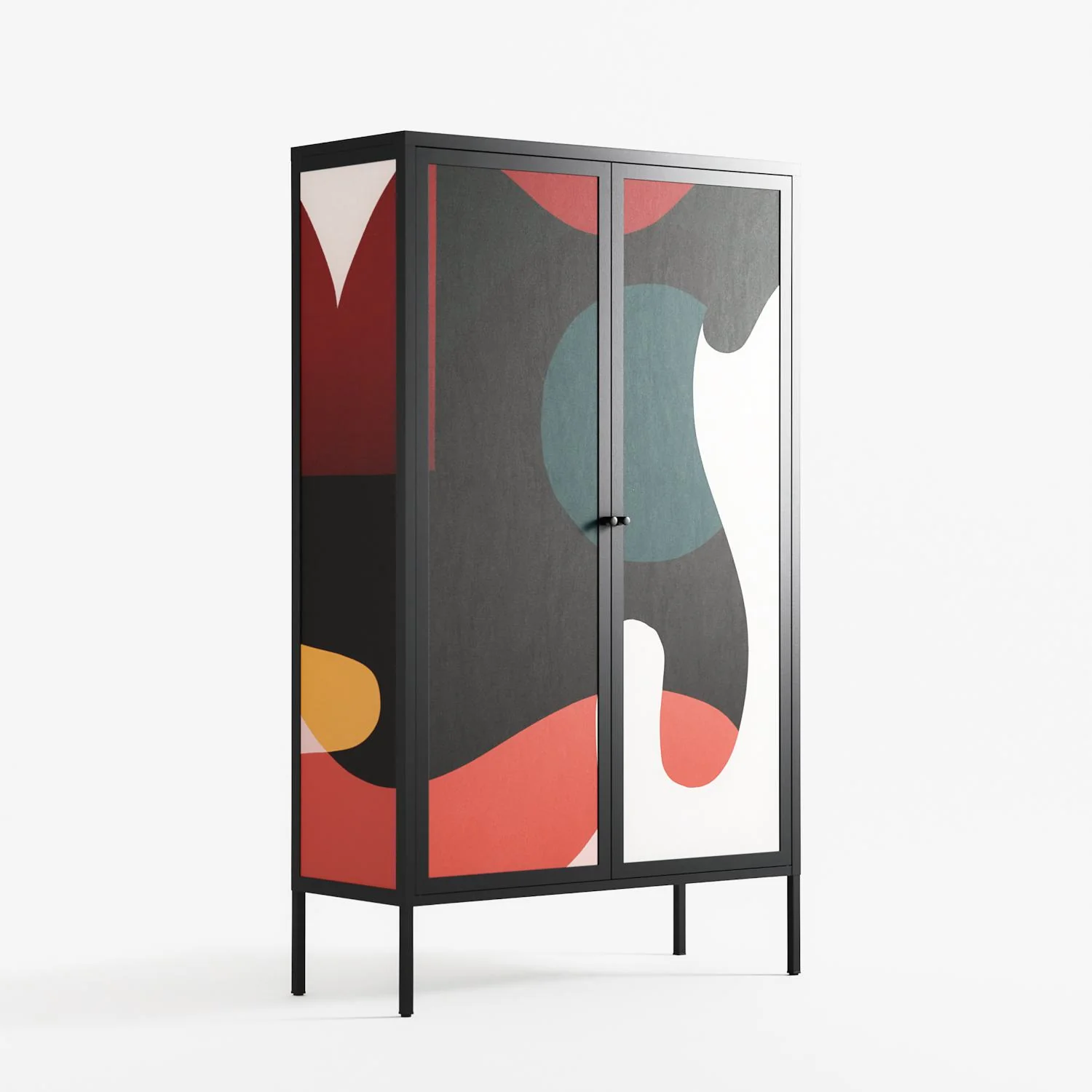 Plume - Cabinet - Rikki Hewitt - Antracite - Overlay Metal - Image 4
