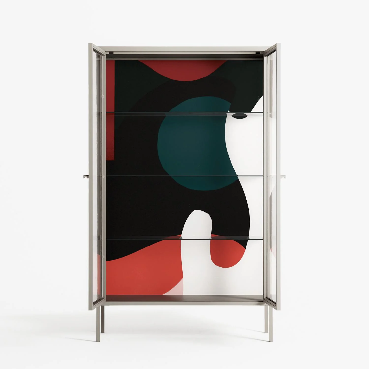 Plume - Cabinet - Rikki Hewitt - Pebble - Clear glass - Image 3
