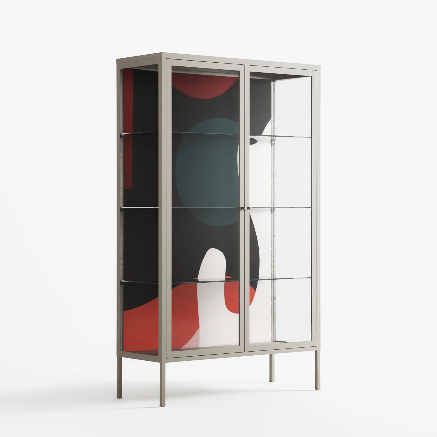 Plume - Cabinet - Rikki Hewitt - Pebble - Clear glass - Image 4