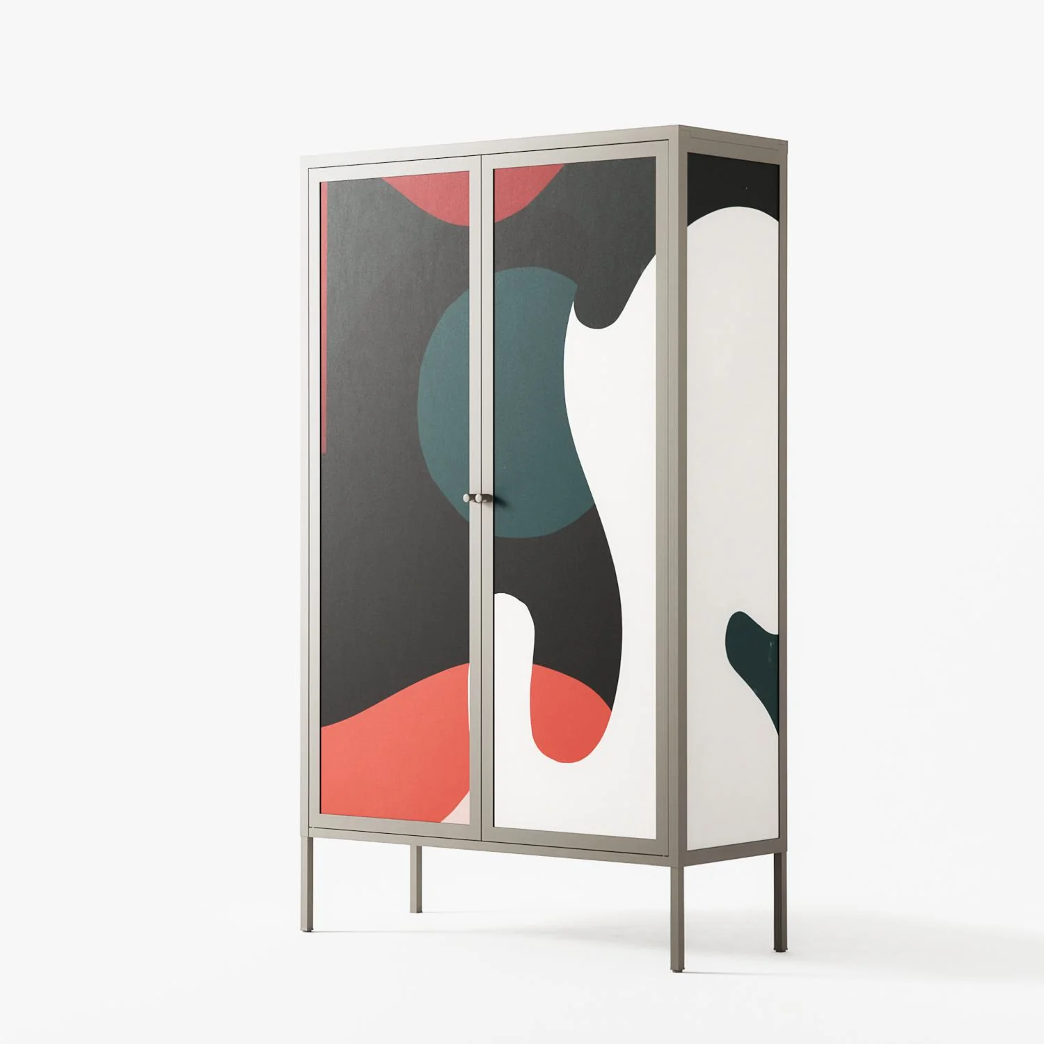 Plume - Cabinet - Rikki Hewitt - Pebble - Overlay Metal - Image 2