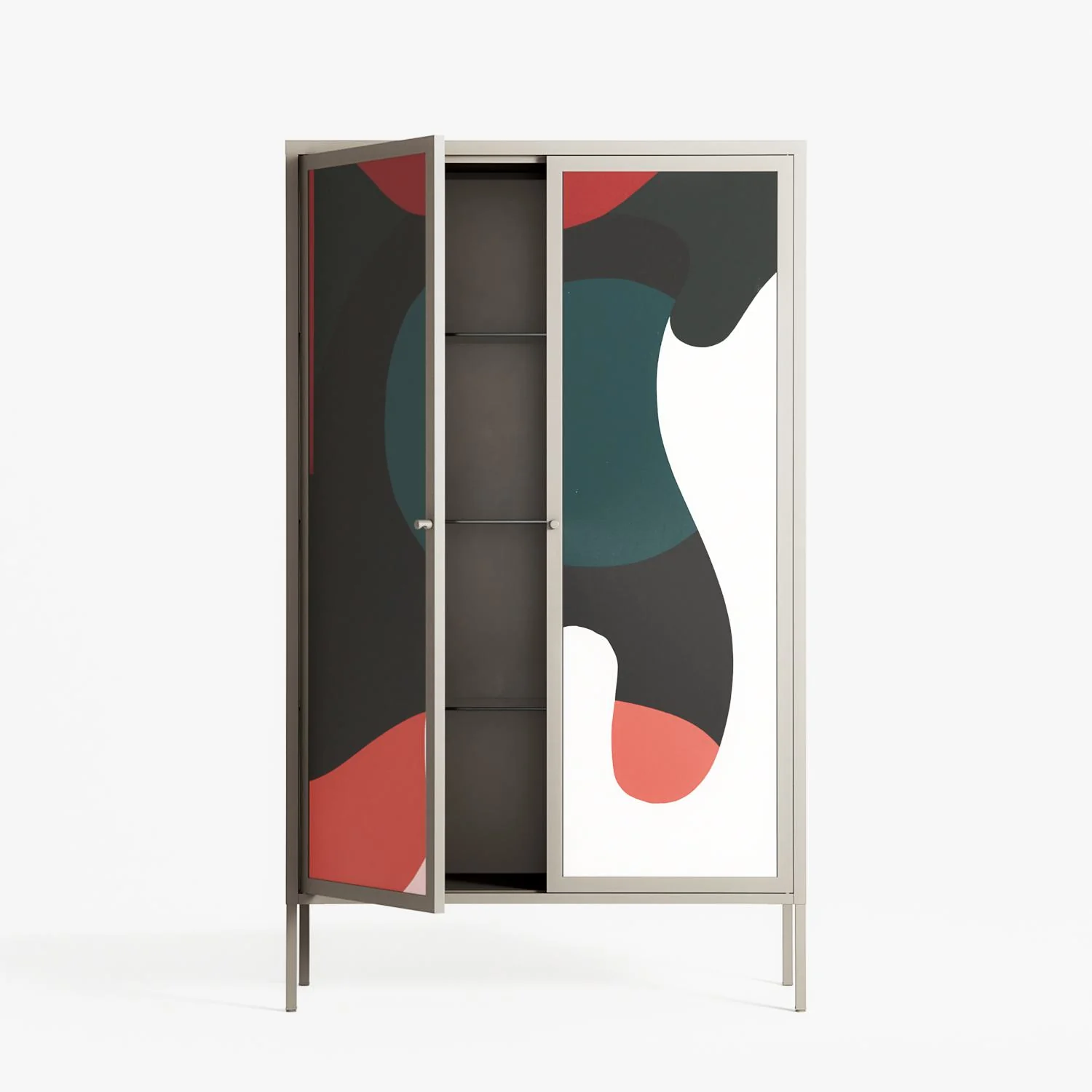 Plume - Cabinet - Rikki Hewitt - Pebble - Overlay Metal - Image 3