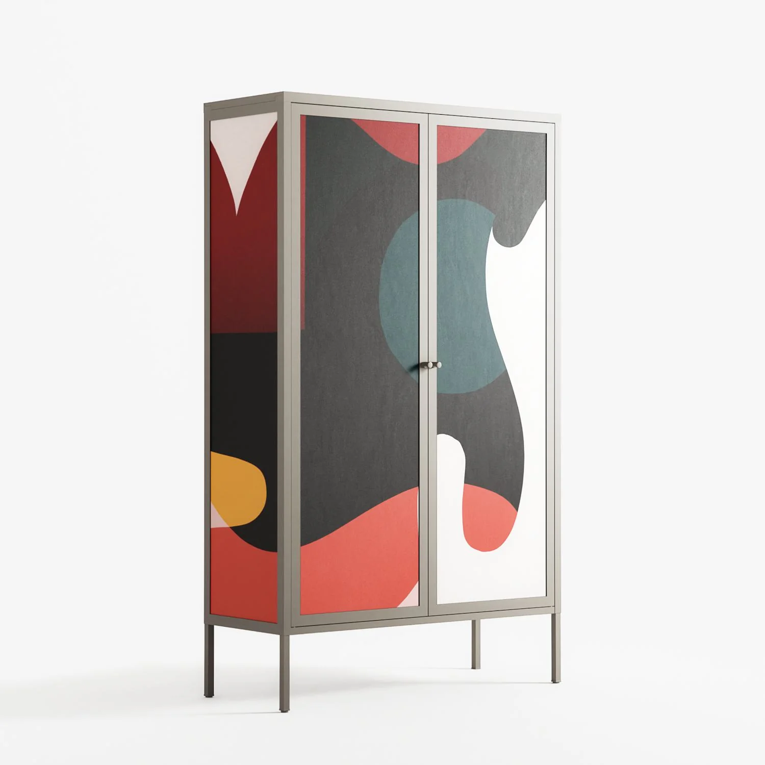 Plume - Cabinet - Rikki Hewitt - Pebble - Overlay Metal - Image 4