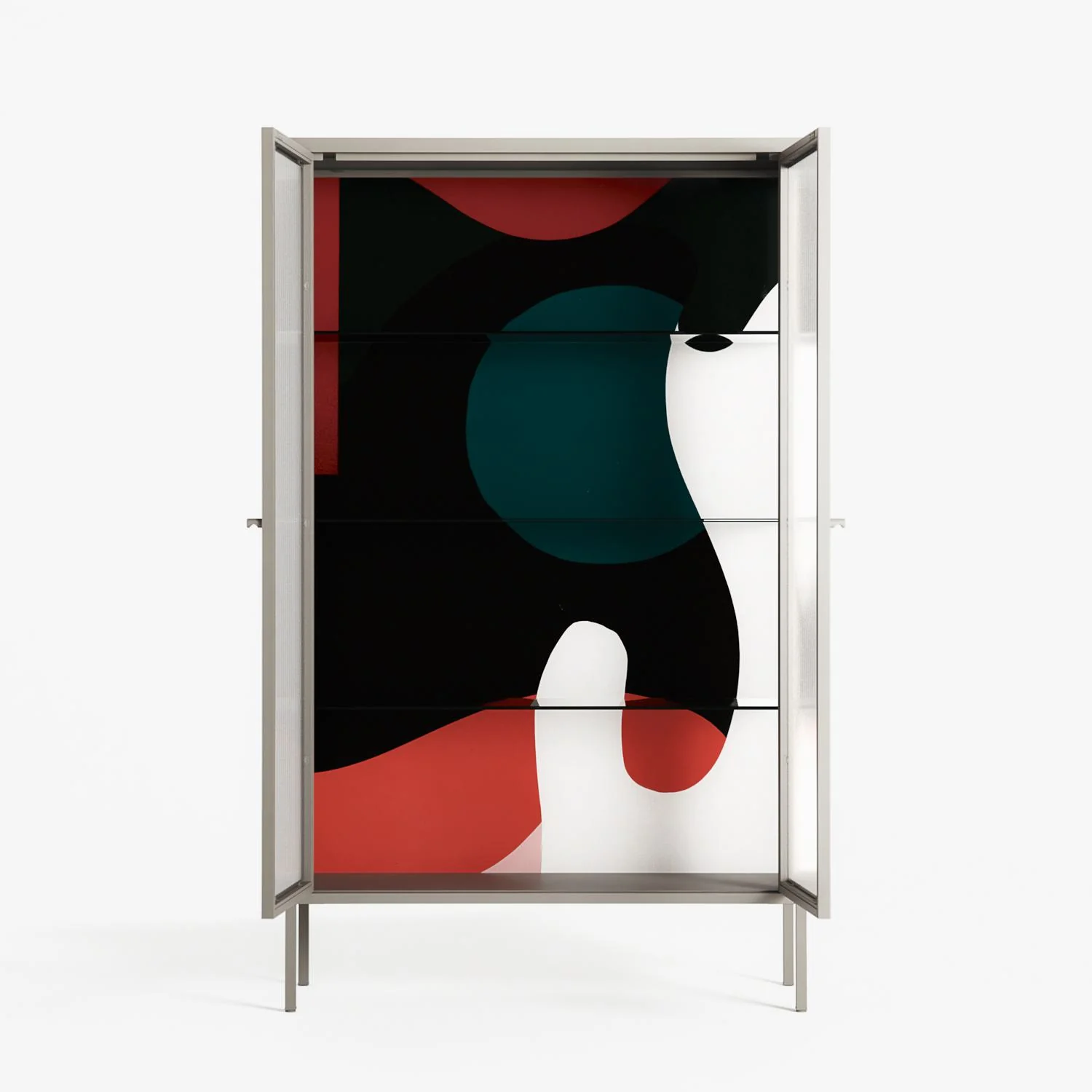 Plume - Cabinet - Rikki Hewitt - Pebble - Reeded glass - Image 3