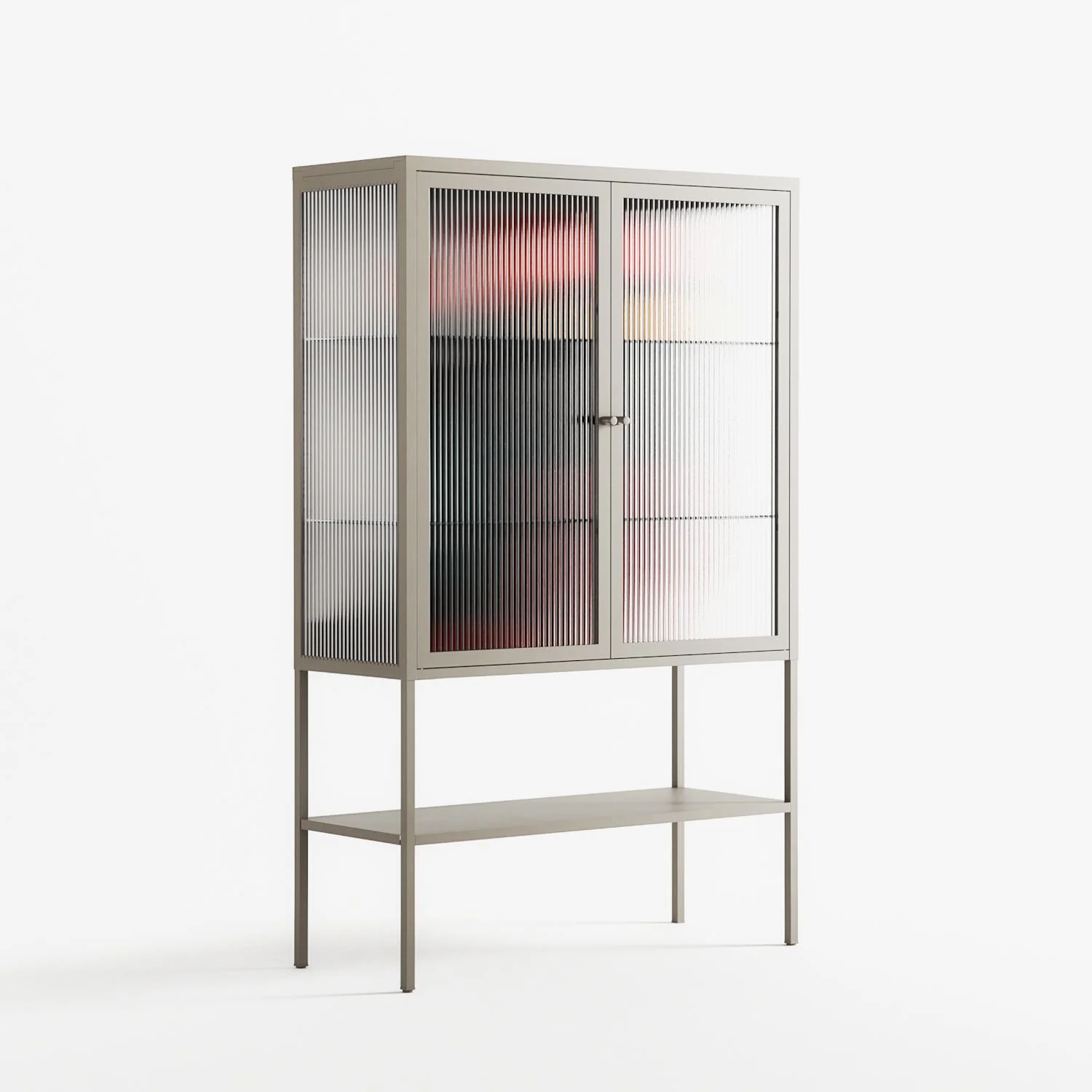 Plume - Loft Cabinet - Rikki Hewitt - Pebble - Reeded glass - Image 4