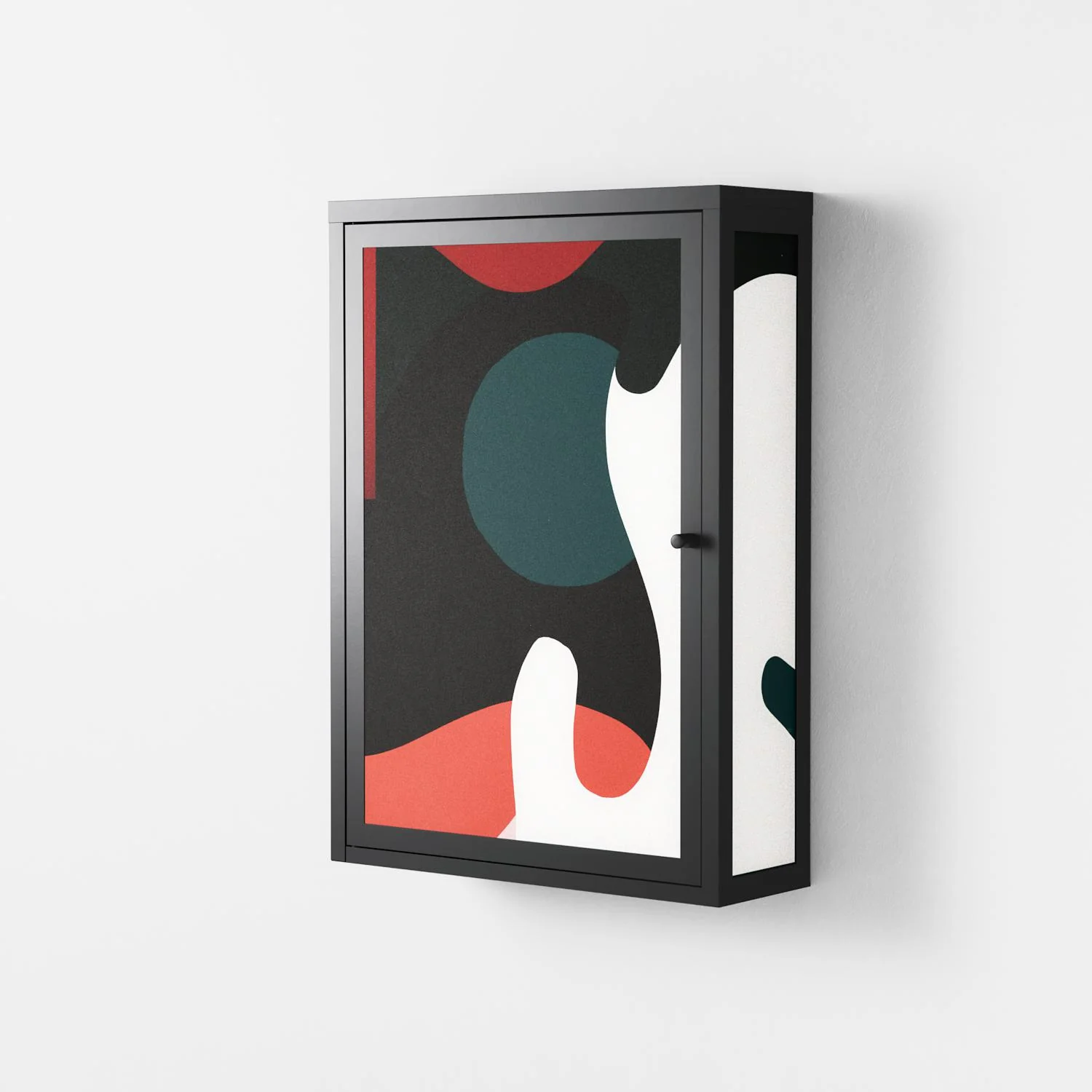 Plume - Wall Cabinet - Rikki Hewitt - Antracite - Overlay Metal - Image 2