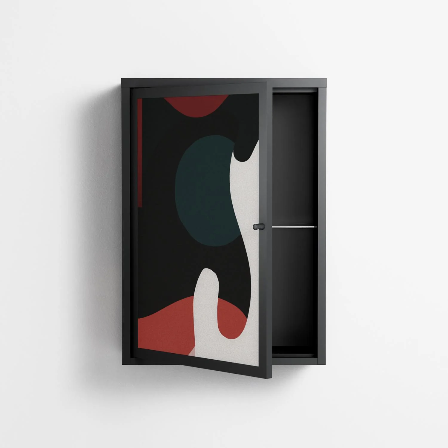 Plume - Wall Cabinet - Rikki Hewitt - Antracite - Overlay Metal - Image 3