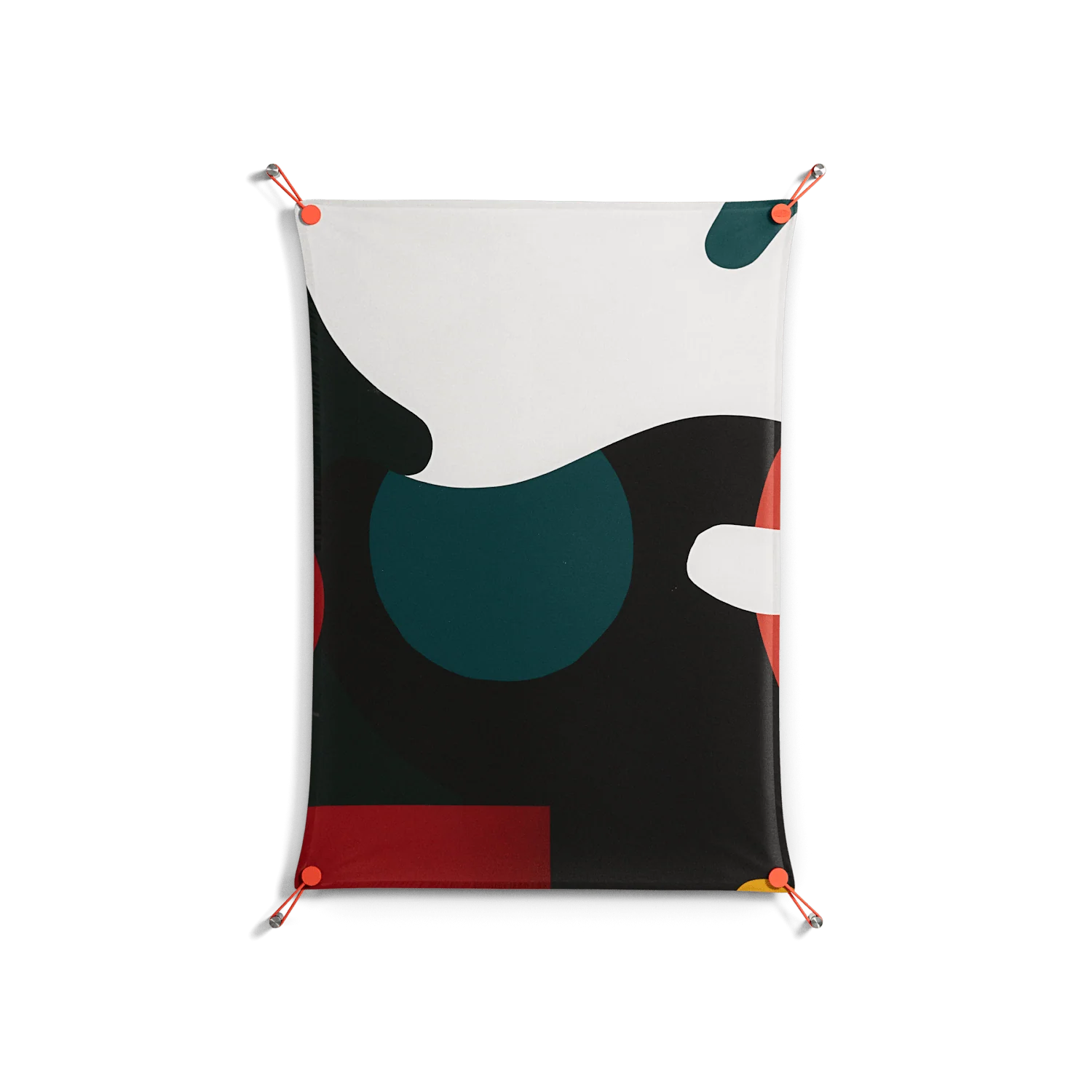 Plume - Work On Wall - Rikki Hewitt - Orange - 70 x 100 cm - Image 2