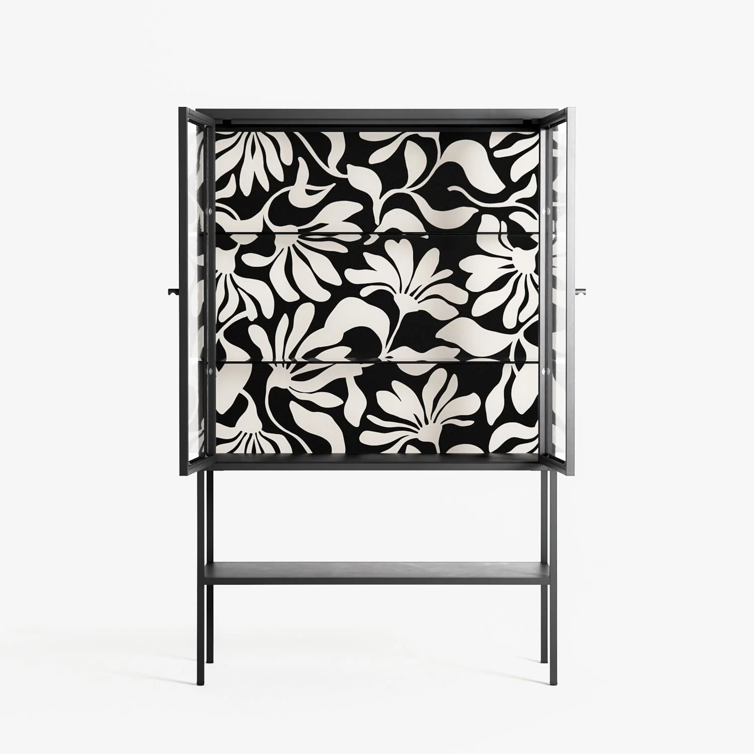 Prima Flora - Loft Cabinet - Amy Suther - Antracite - Clear glass - Image 3