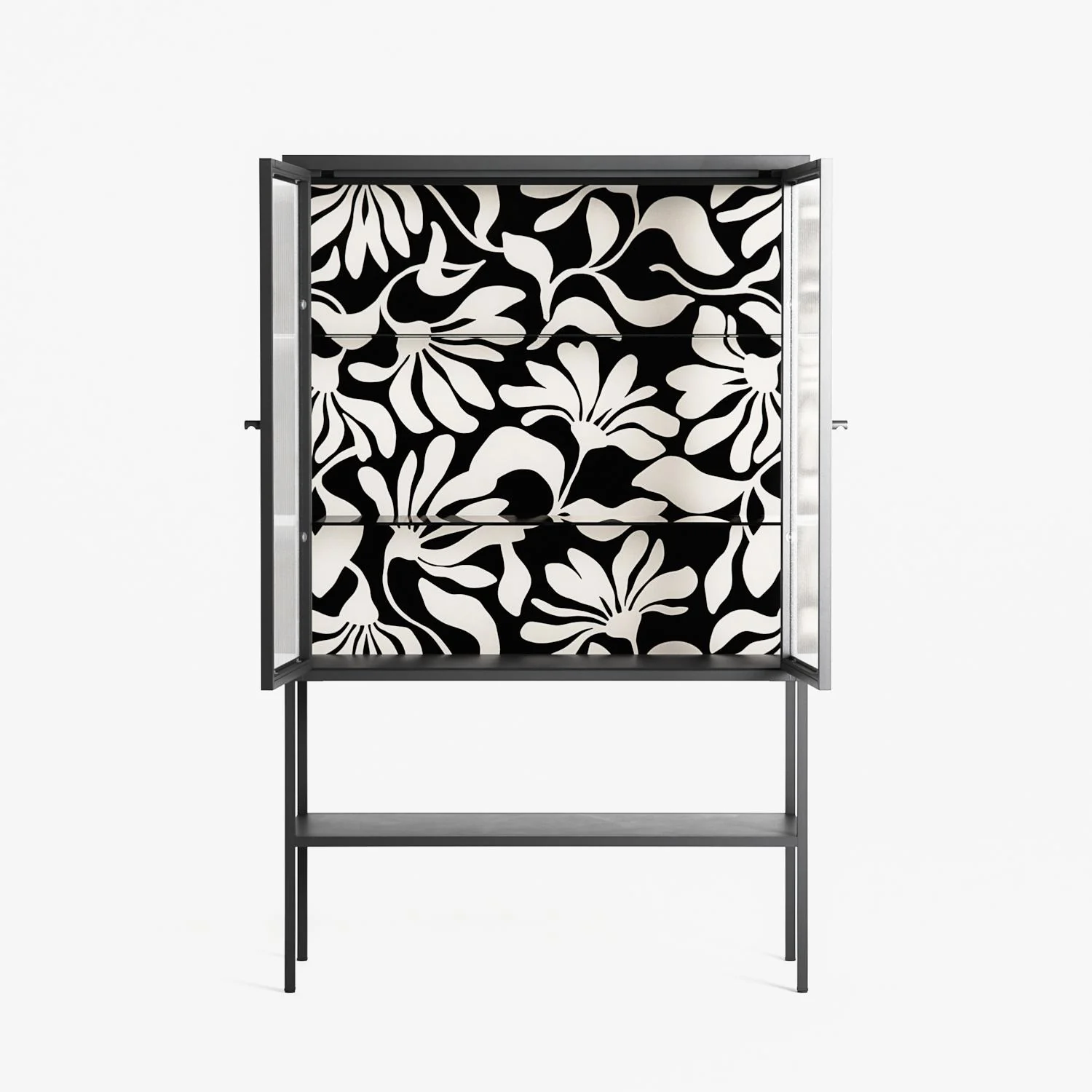 Prima Flora - Loft Cabinet - Amy Suther - Antracite - Reeded glass - Image 3