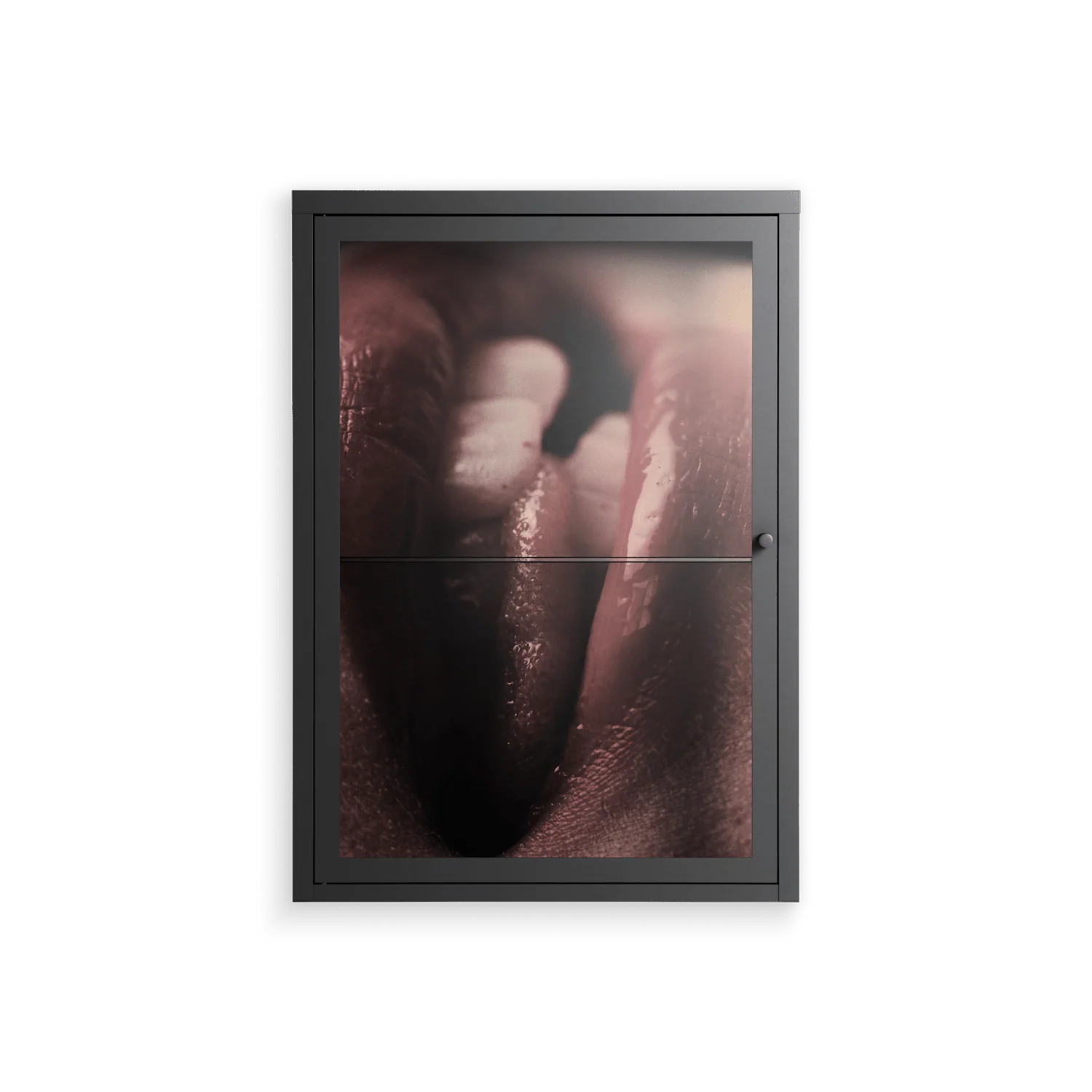 Red 2 - Wall Cabinet - Nadia Ryder - Antracite - Clear glass