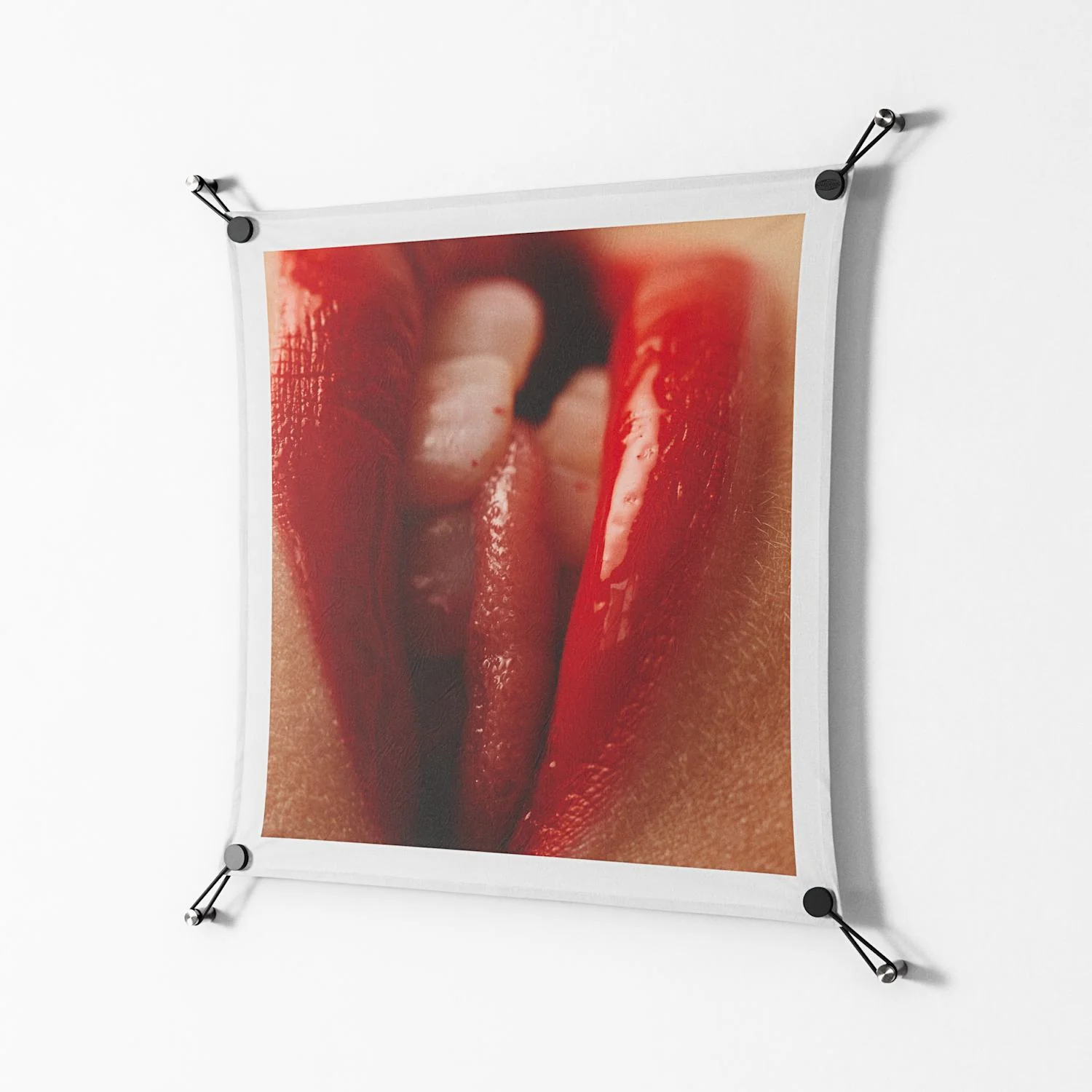 Red 2 - Work On Wall - Nadia Ryder - Black - 70 x 70 cm - Image 2