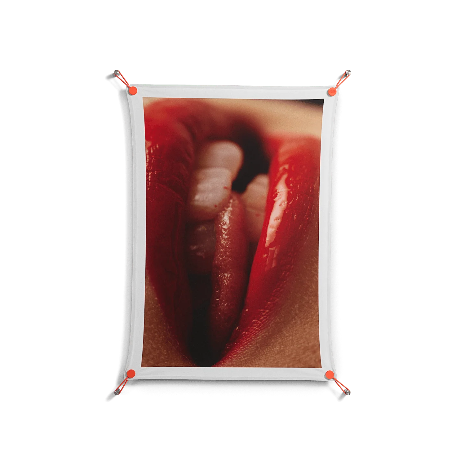 Red 2 - Work On Wall - Nadia Ryder - Orange - 70 x 100 cm
