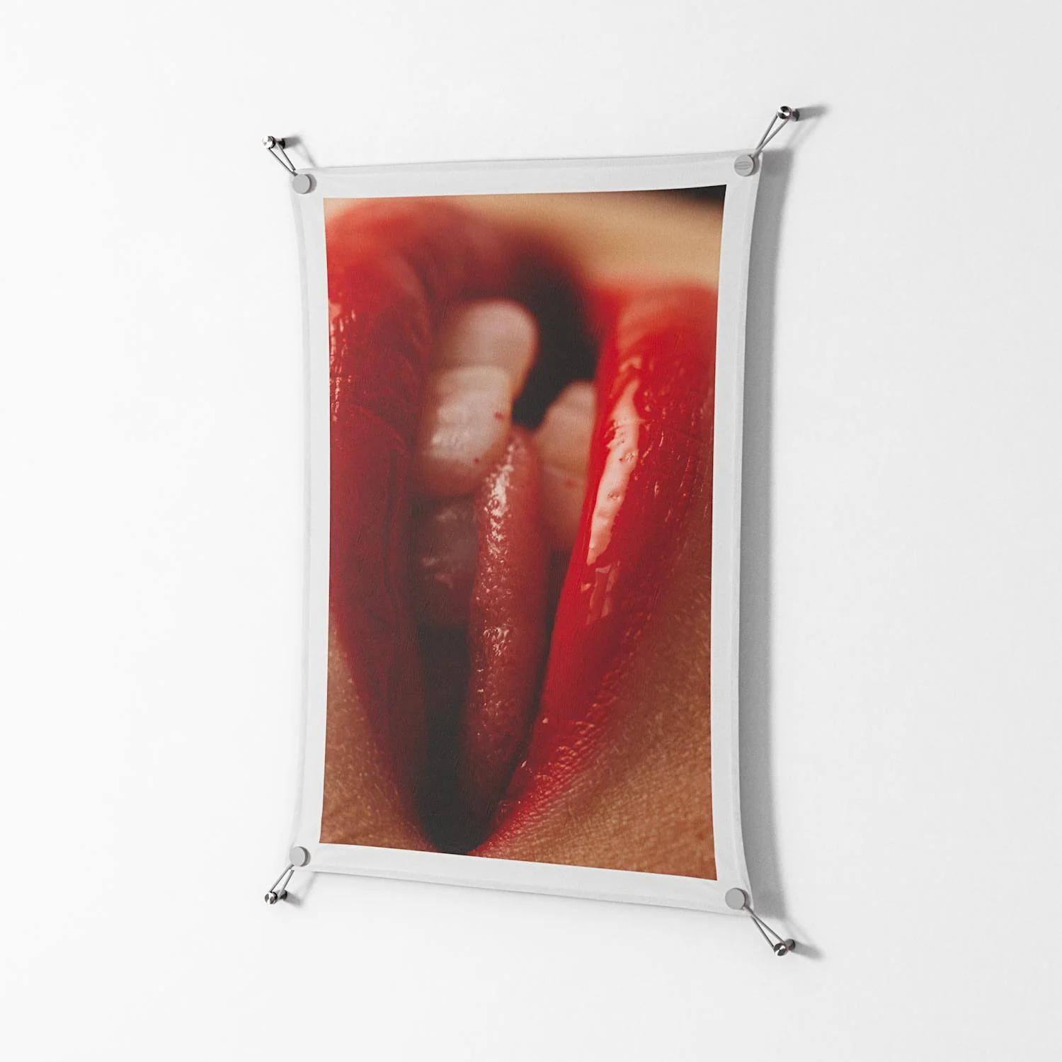 Red 2 - Work On Wall - Nadia Ryder - Silver - 70 x 100 cm - Image 2