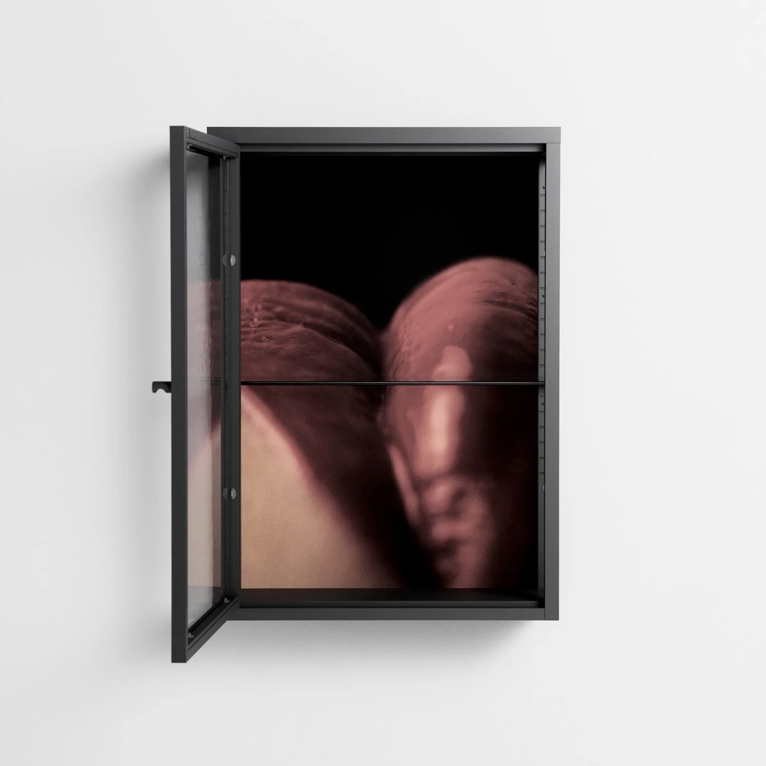 Red 3 - Wall Cabinet - Nadia Ryder - Antracite - Clear glass - Image 3