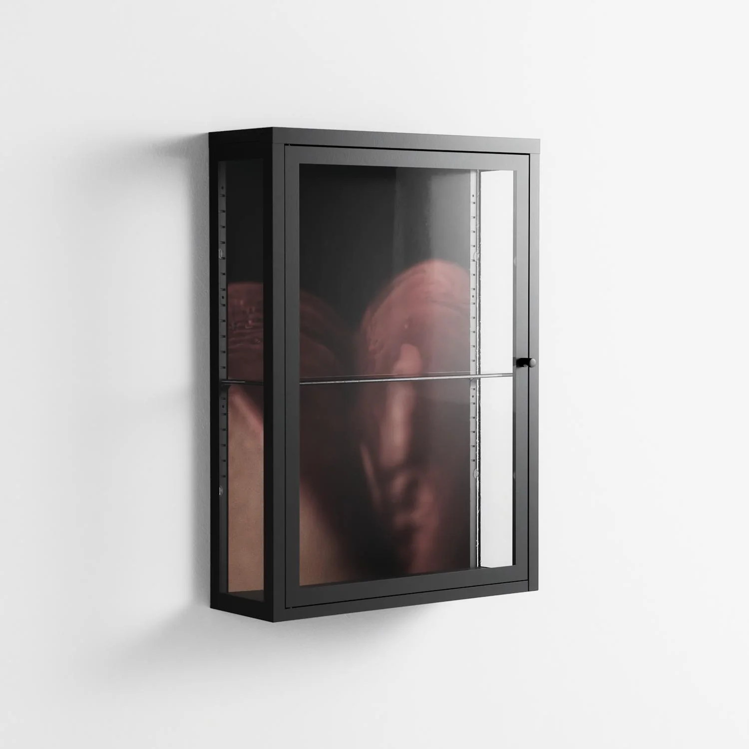 Red 3 - Wall Cabinet - Nadia Ryder - Antracite - Clear glass - Image 4