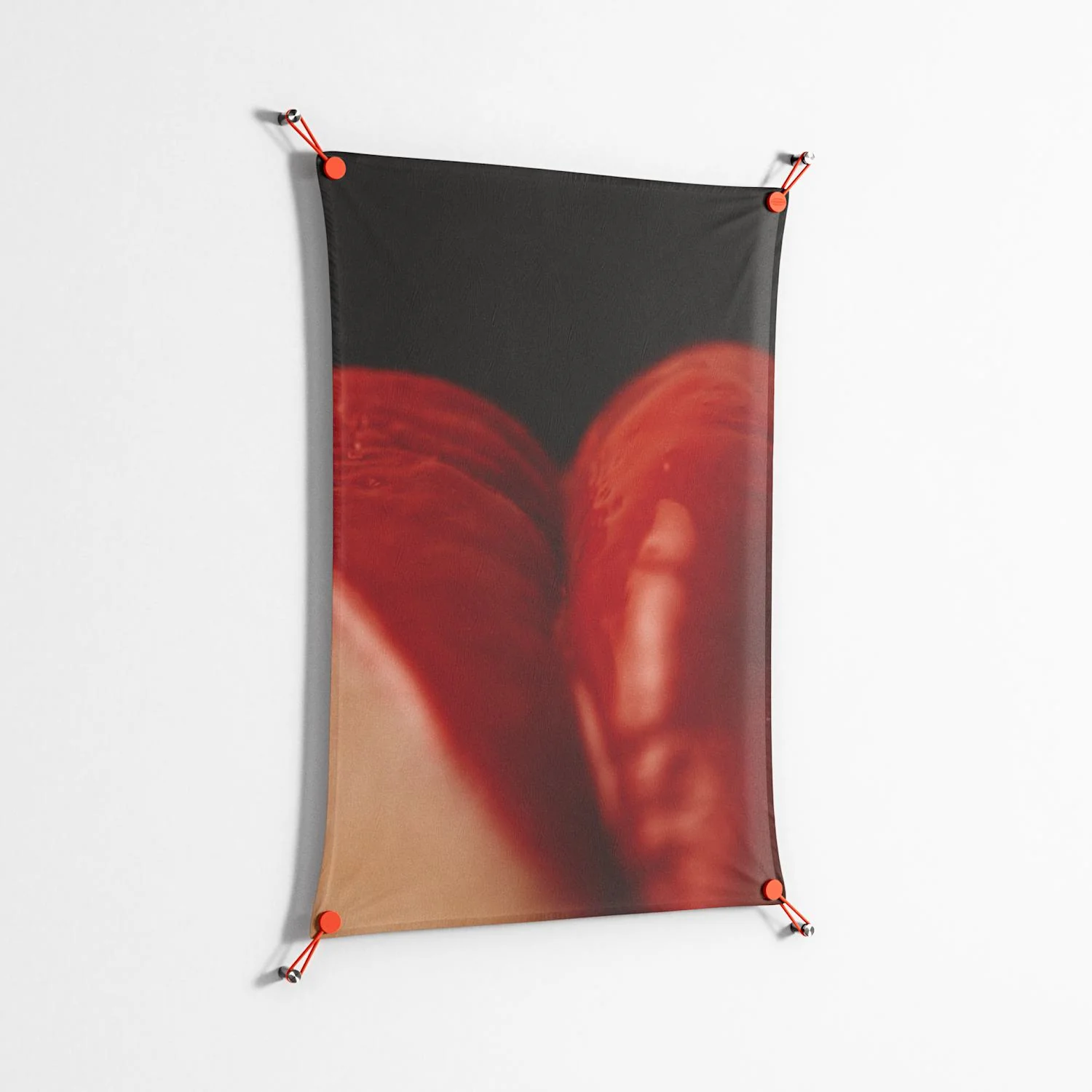 Red 3 - Work On Wall - Nadia Ryder - Orange - 70 x 100 cm - Image 2