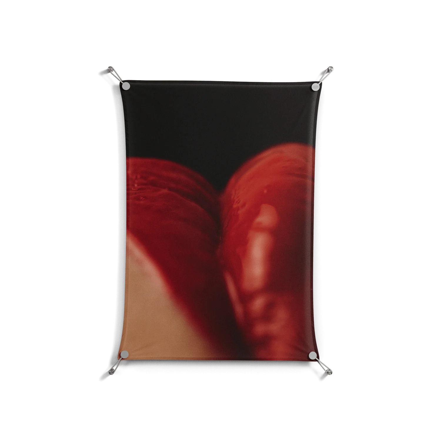 Red 3 - Work On Wall - Nadia Ryder - Silver - 70 x 100 cm