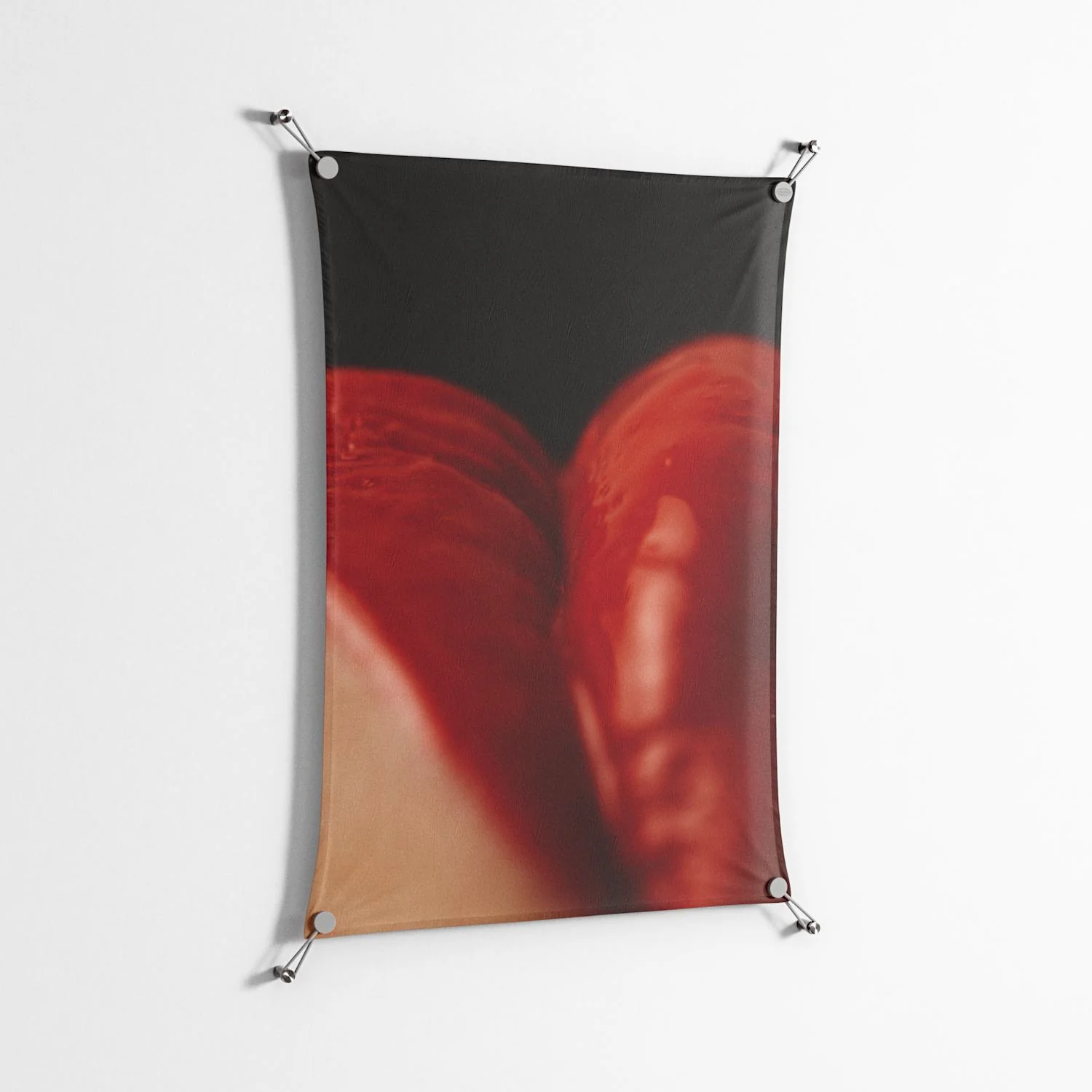 Red 3 - Work On Wall - Nadia Ryder - Silver - 70 x 100 cm - Image 2